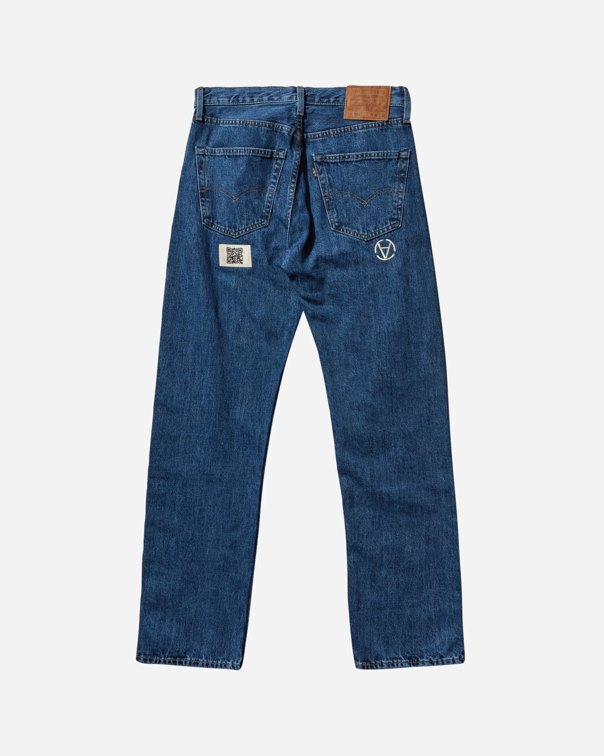 Slam Jam 501® 150th Anniversary Jeans Blue Stone Washed - Image 2