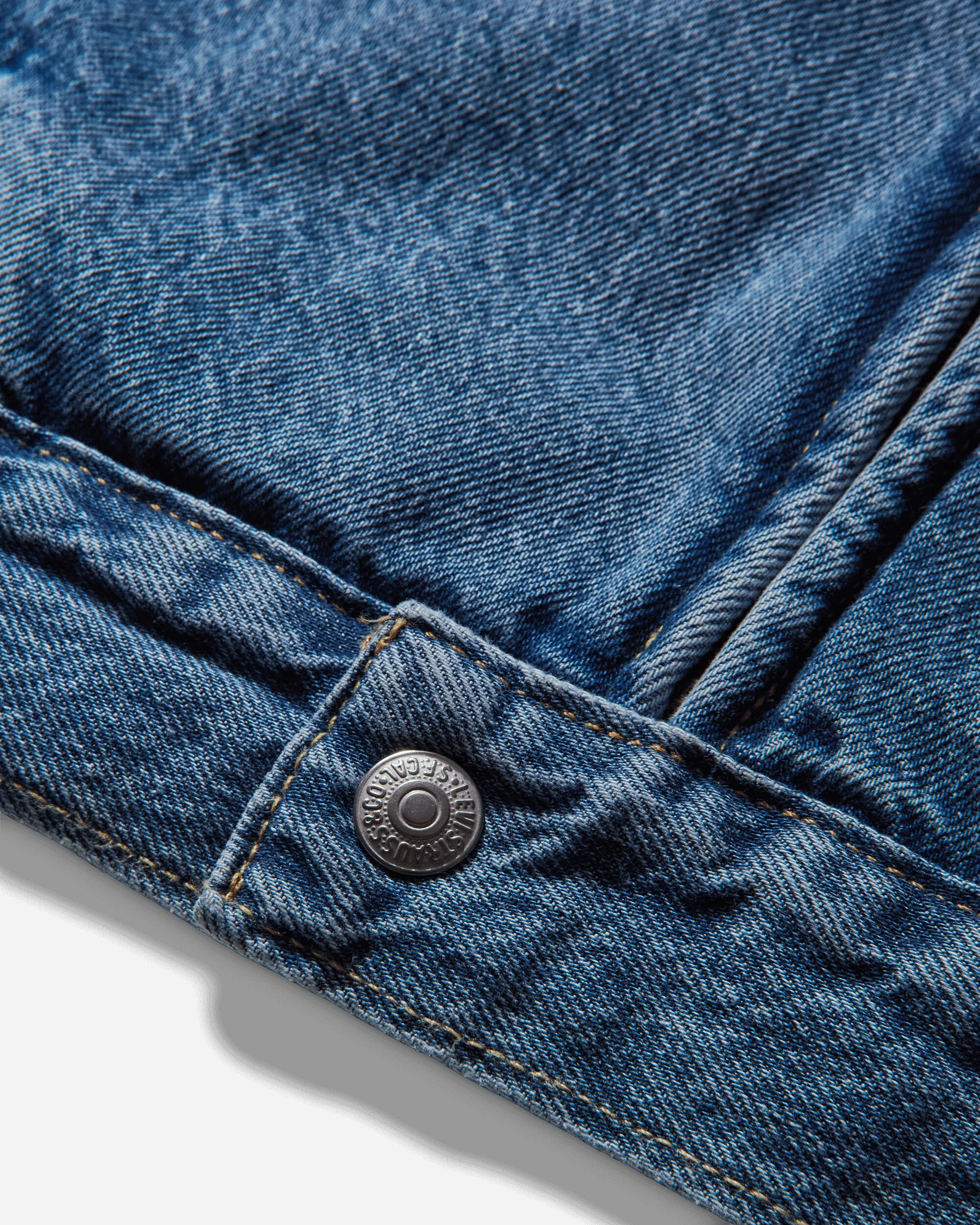 Men's Twist Trucker Jacket Blue - Image 4