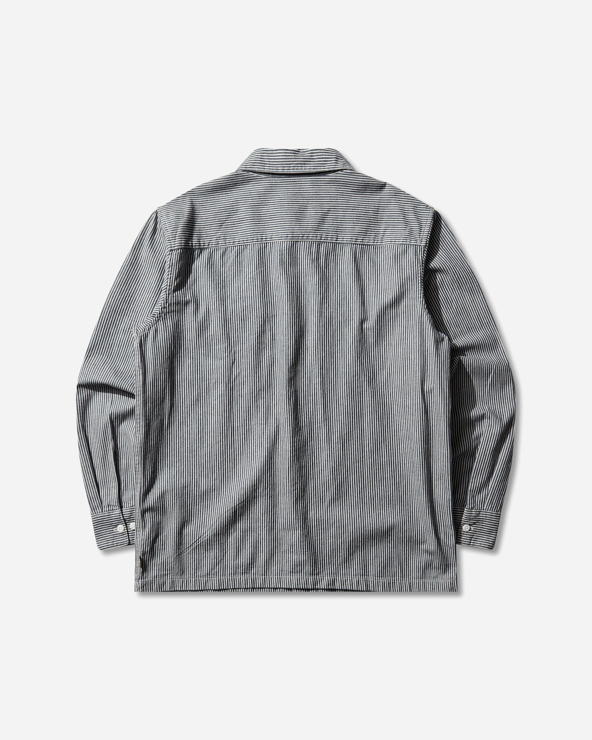 Men's Worker Longsleeve Shirt Blue - Image 2