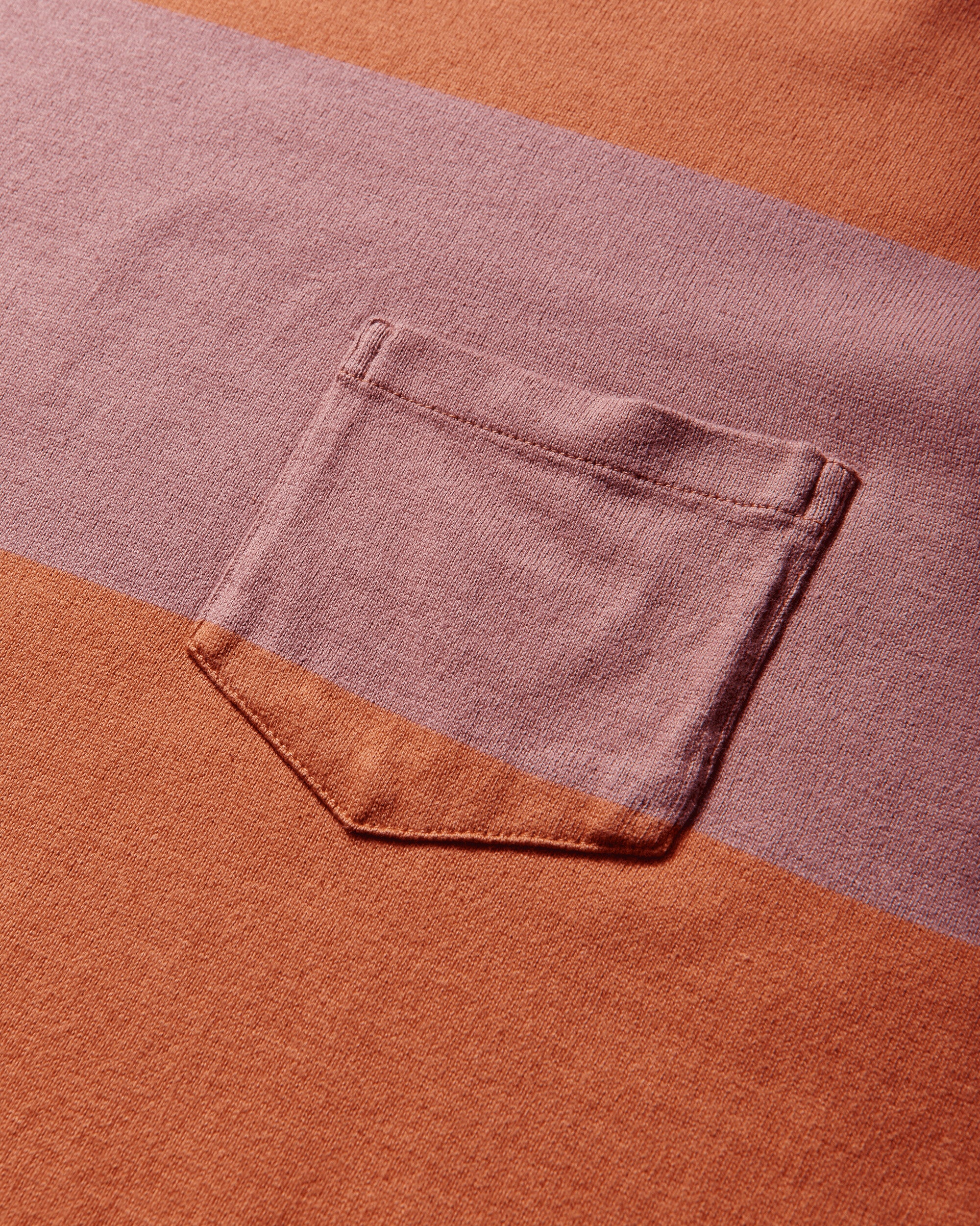 Men's 1960's Casual T-Shirt Ginger Stripe - Image 3