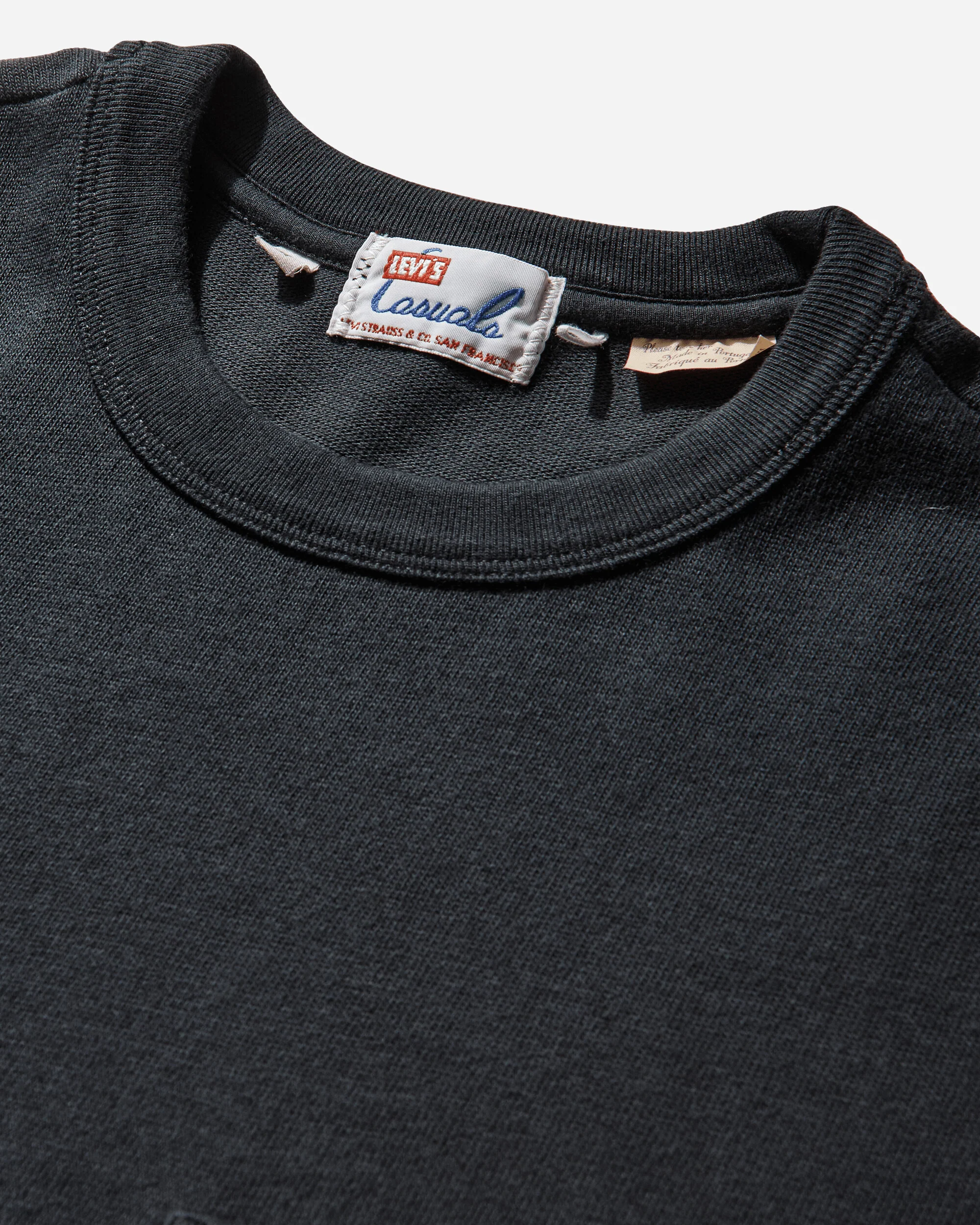 Men's 1960's Casual T-Shirt Jet Black - Image 4
