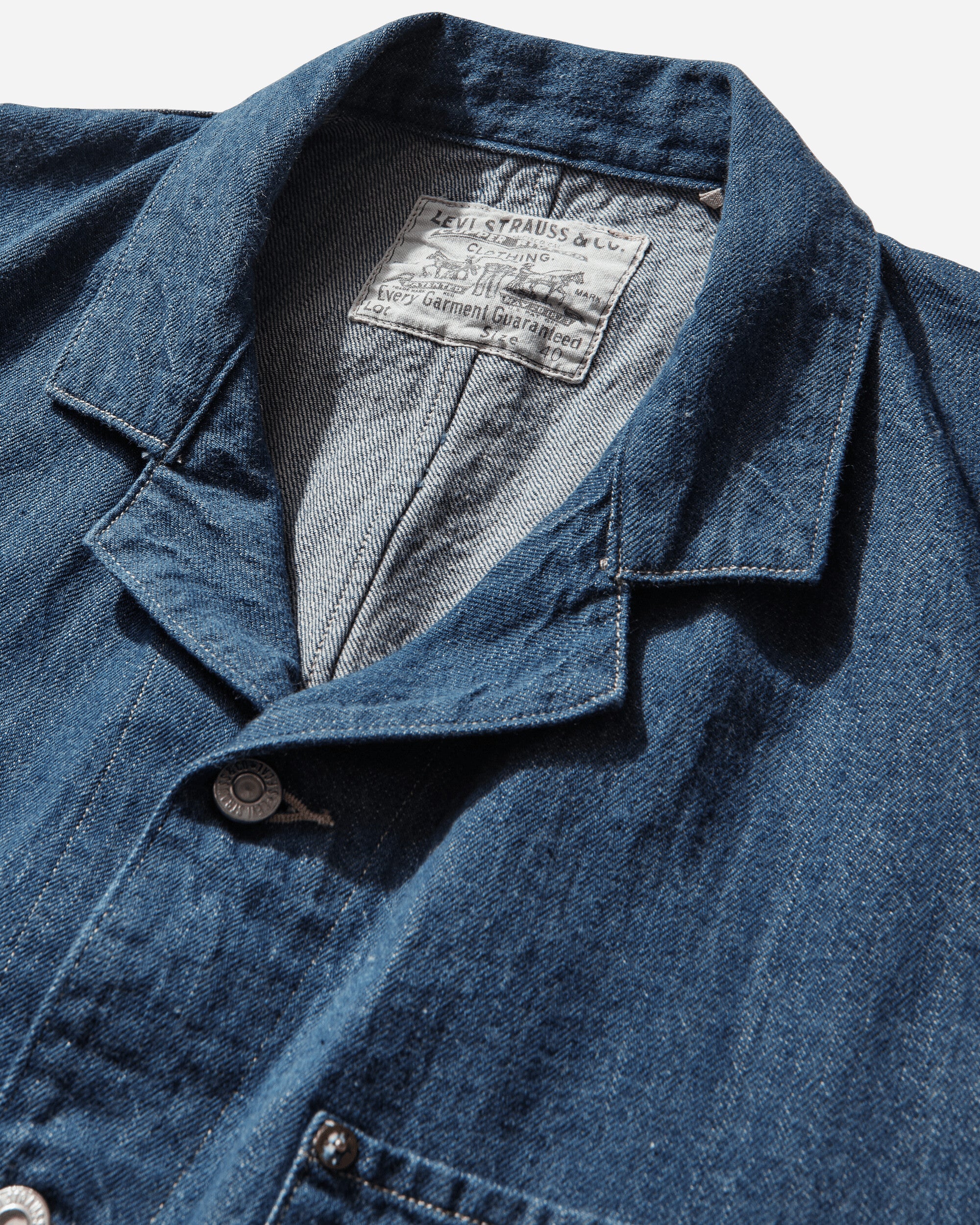 Men's 19th Century Sack Coat Rinse Indigo - Image 3