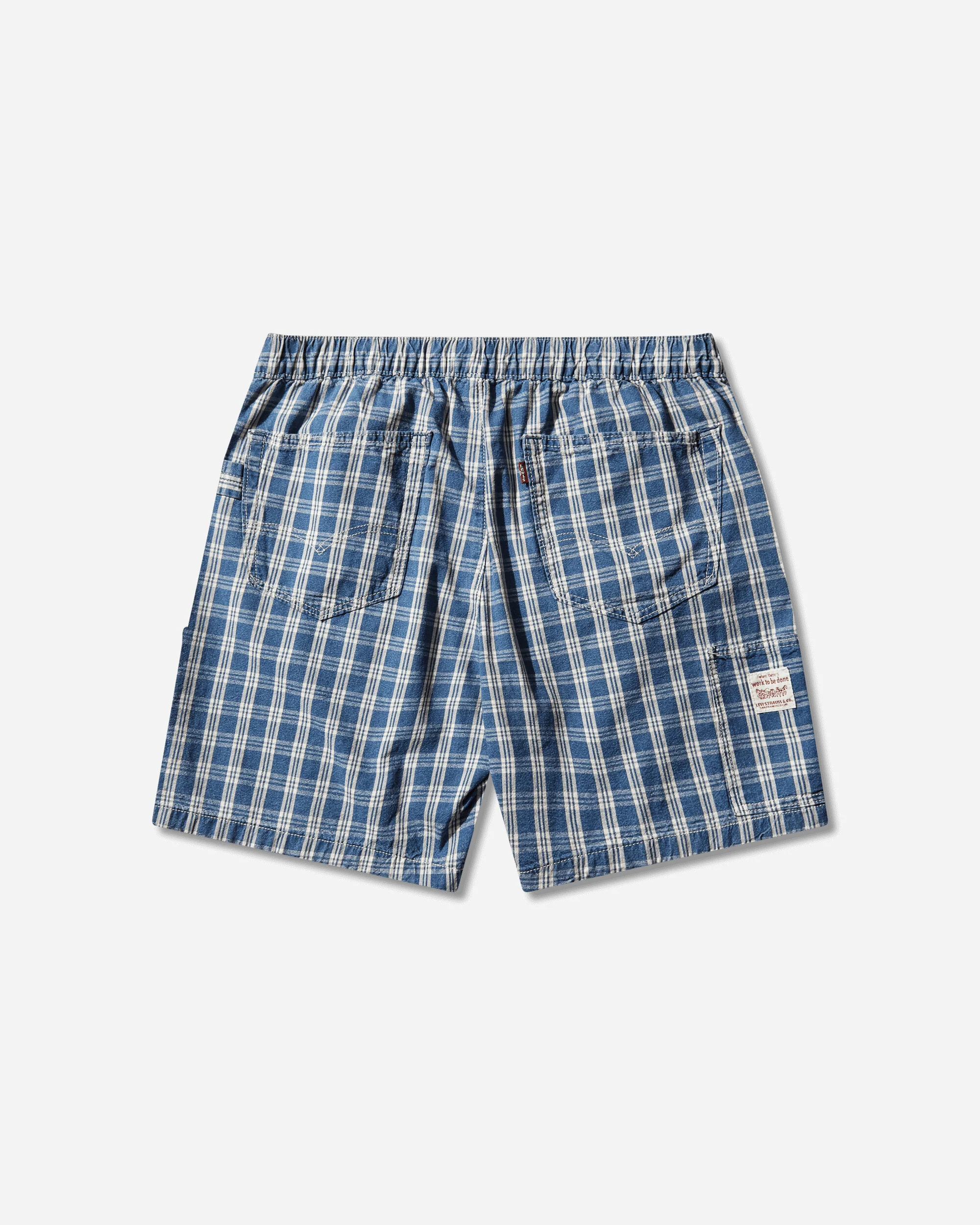 Men's Pull-On Work Shorts Blue - Image 2