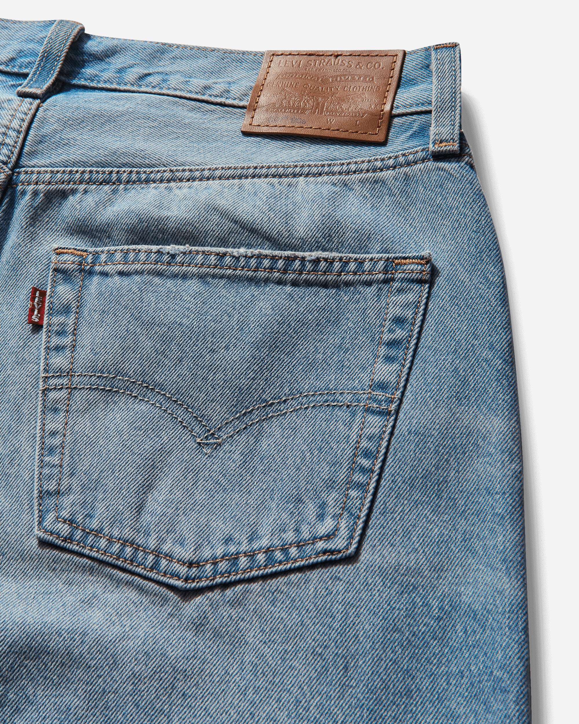 Women's 501 90's Ankle Layered Jeans Blue - Image 4