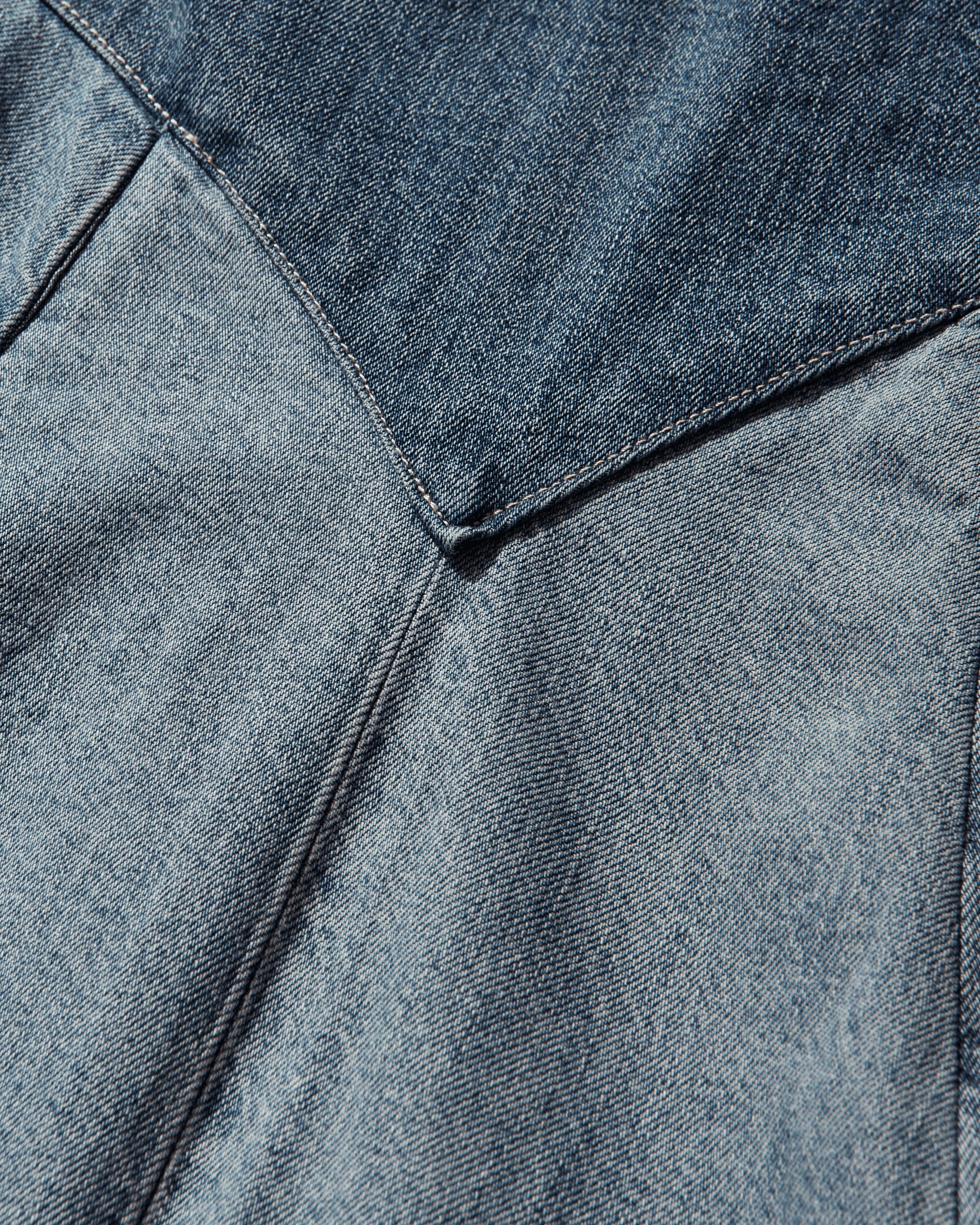 Women's Blue Tab Roper Skirt Indigo - Image 3