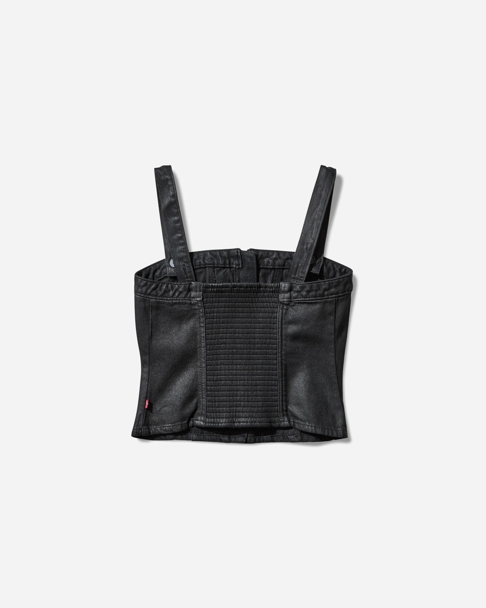 Women's Sculpted Bustier Top Black - Image 2