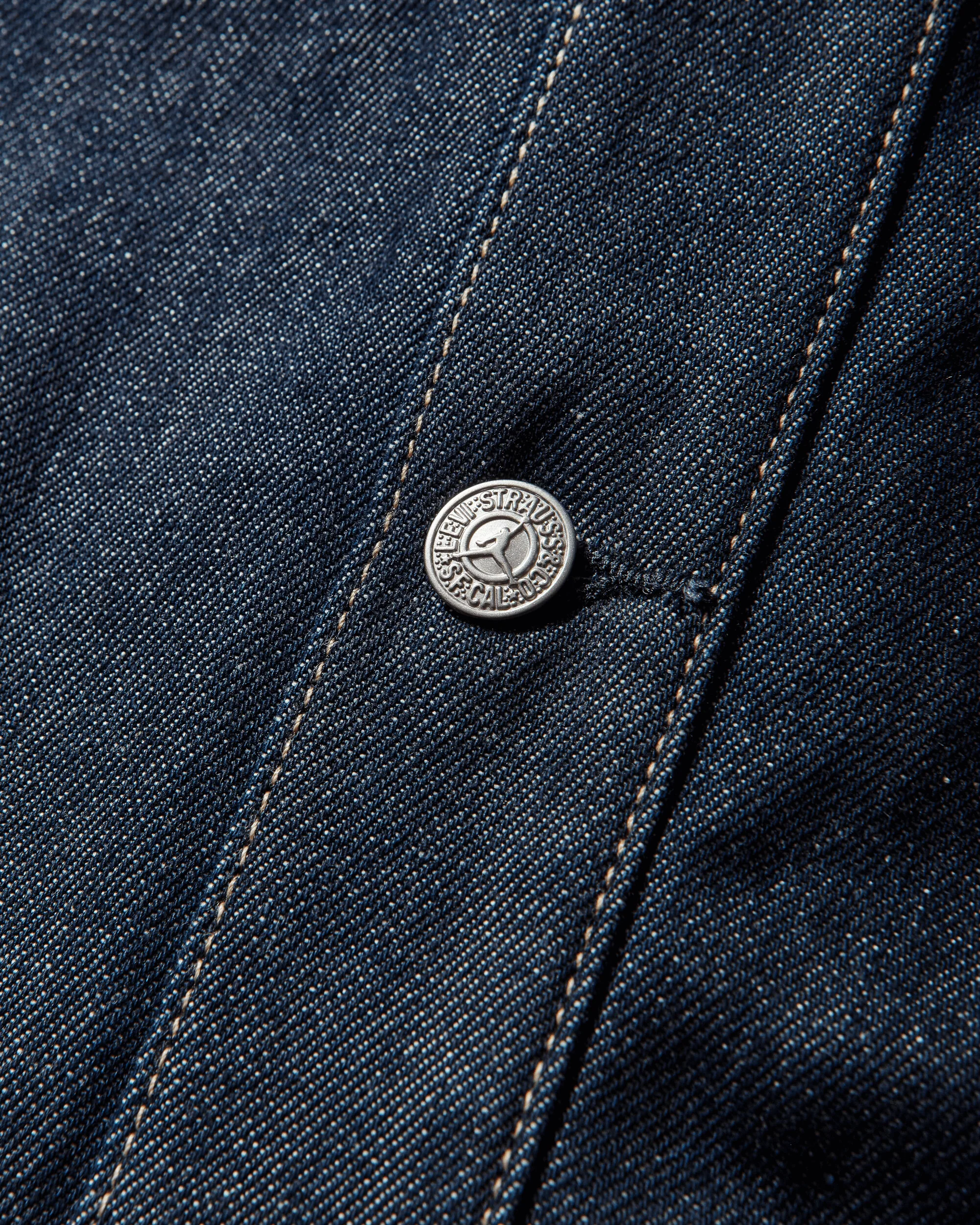 Jordan Overshirt Jacket Indigo - Image 4