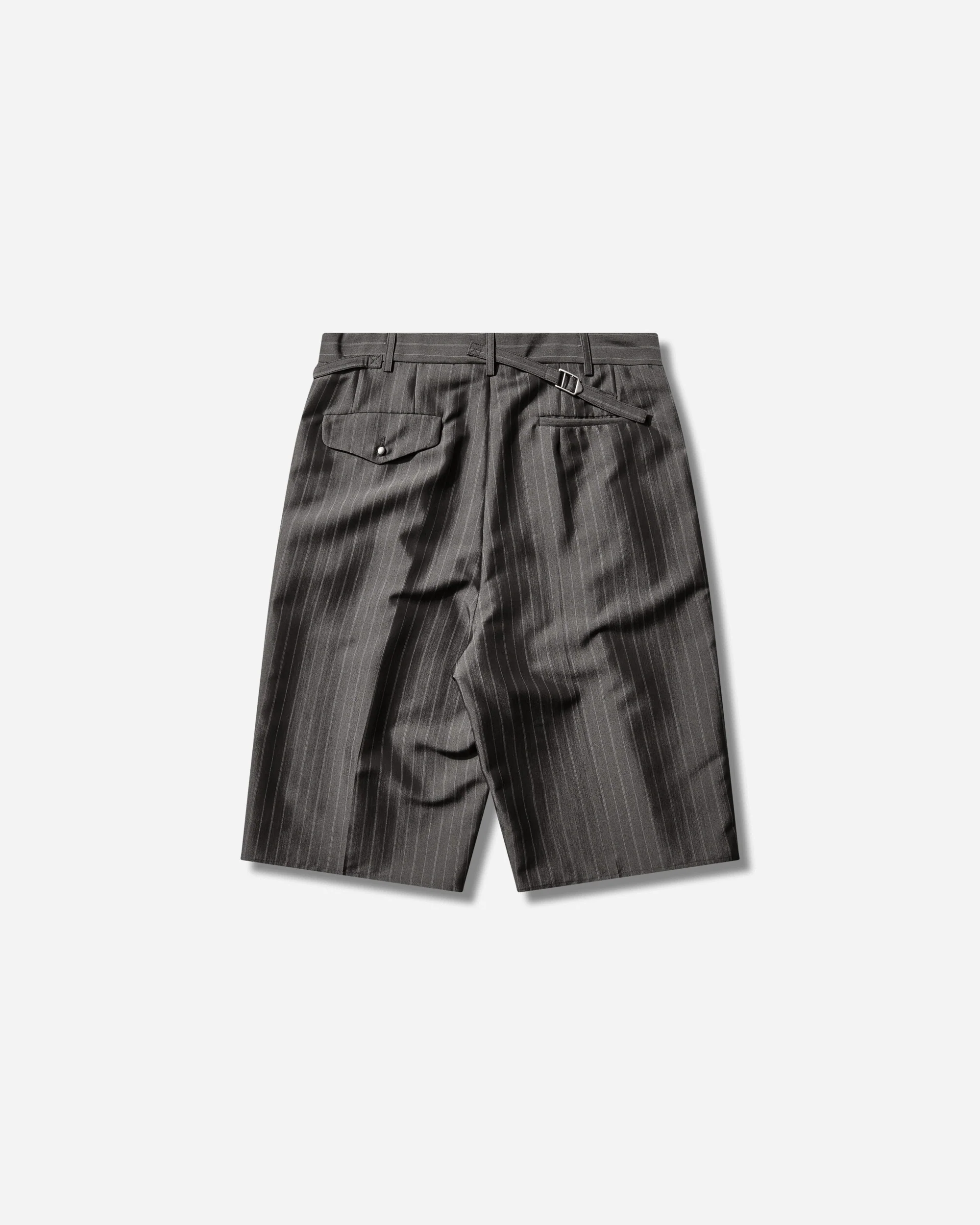 Men's Darkettone Regolatore Shorts Pinstripe Melange - Image 2