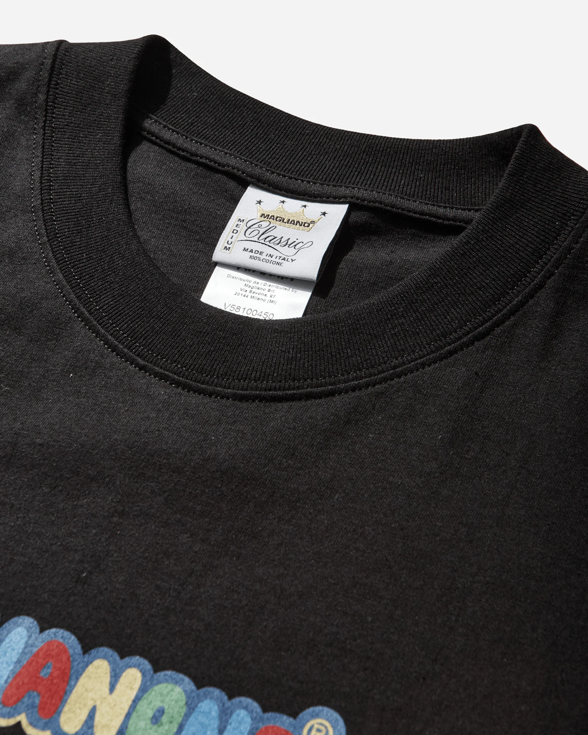 Men's Maglianone Classic T-Shirt Black - Image 4