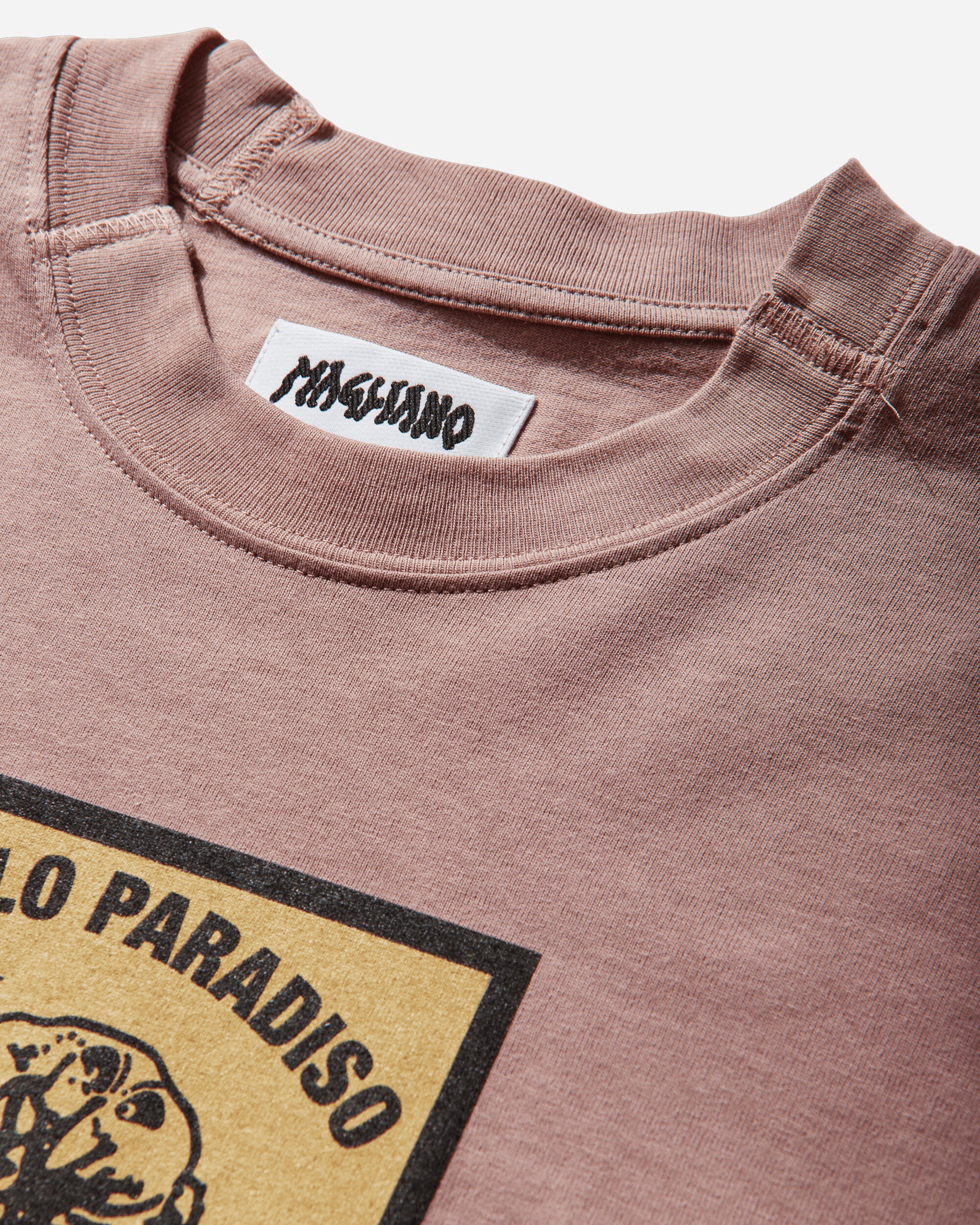 Men's Piccolo Paradiso Longsleeve T-Shirt Rose - Image 3