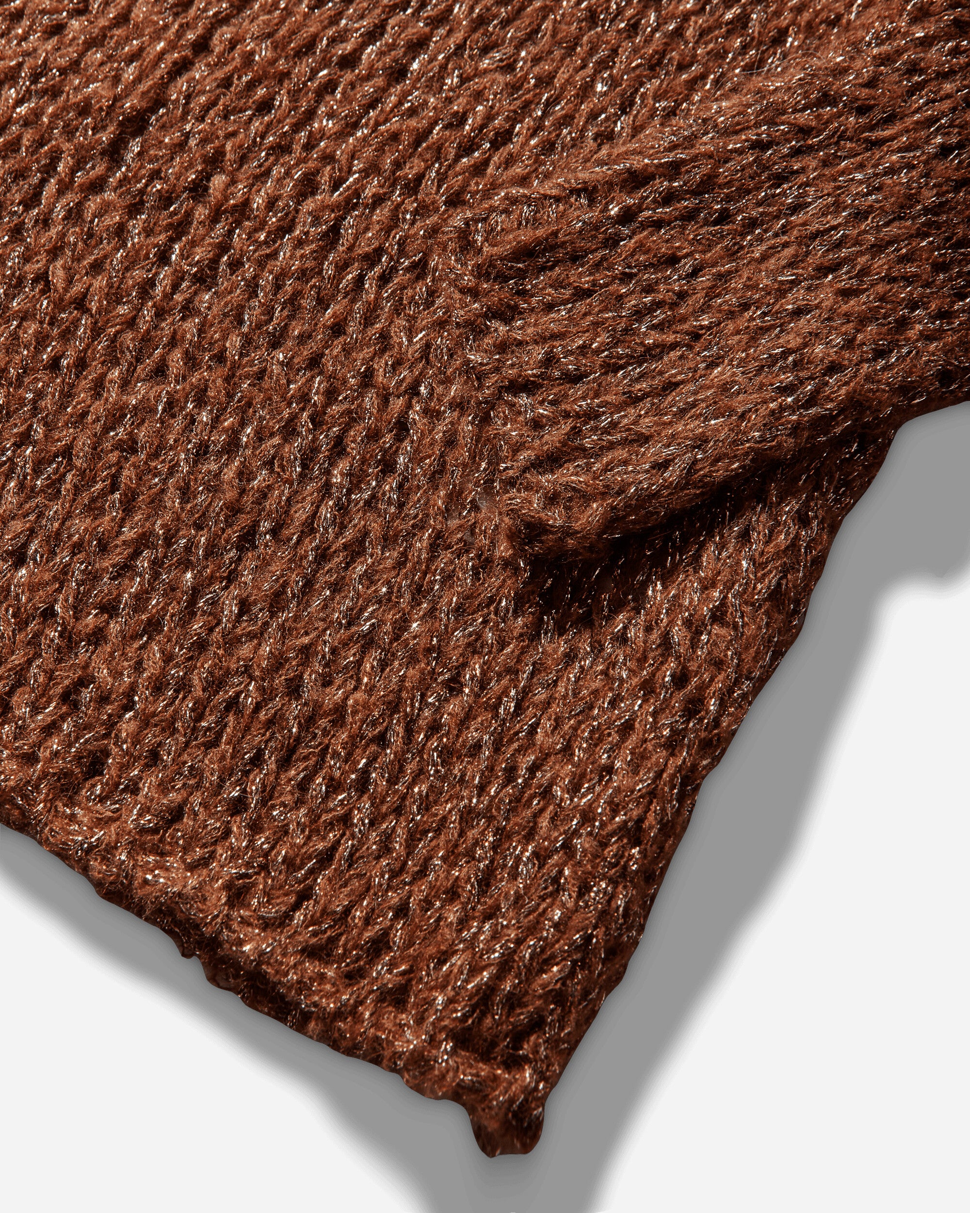 Men's Web Knit Tee Shiny Rust - Image 4