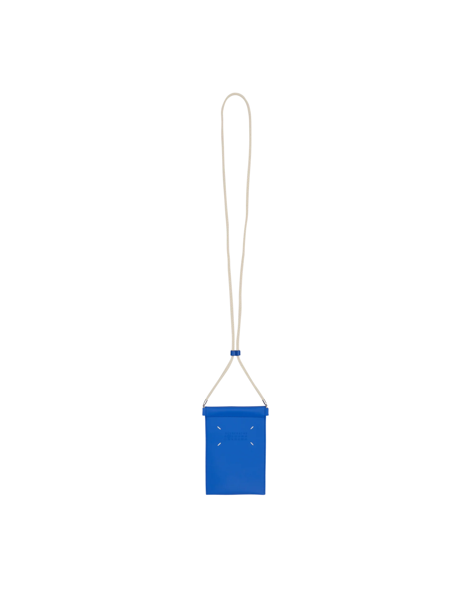 Rubber Leather Phone Case Blue - Image 2
