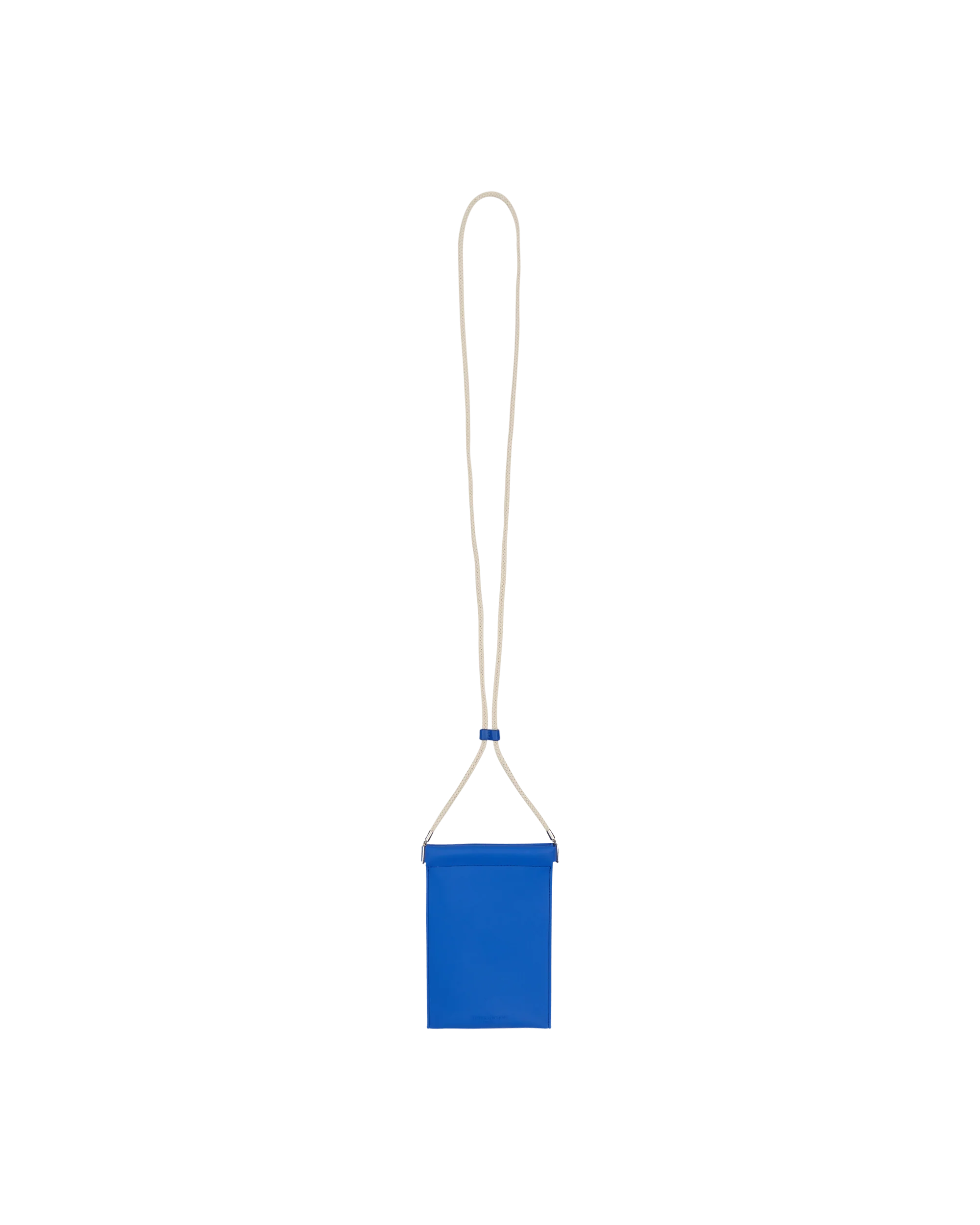 Rubber Leather Phone Case Blue - Image 3