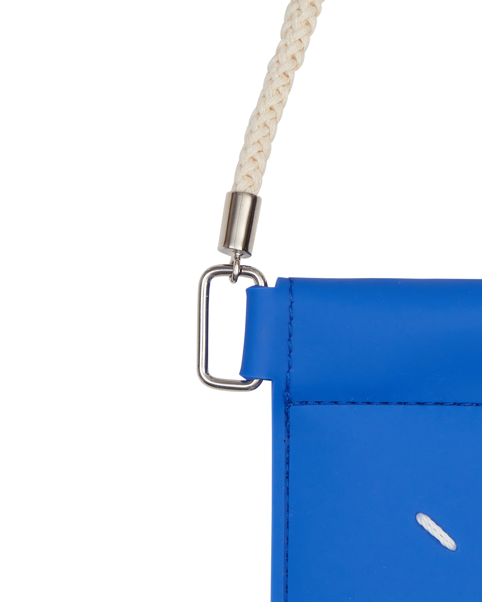 Rubber Leather Phone Case Blue - Image 5