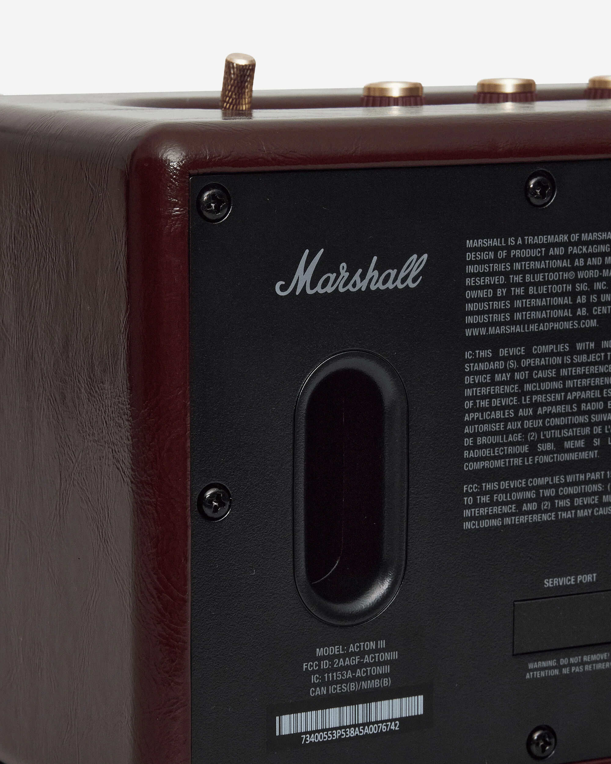 Acton III Speaker Burgundy - Image 7