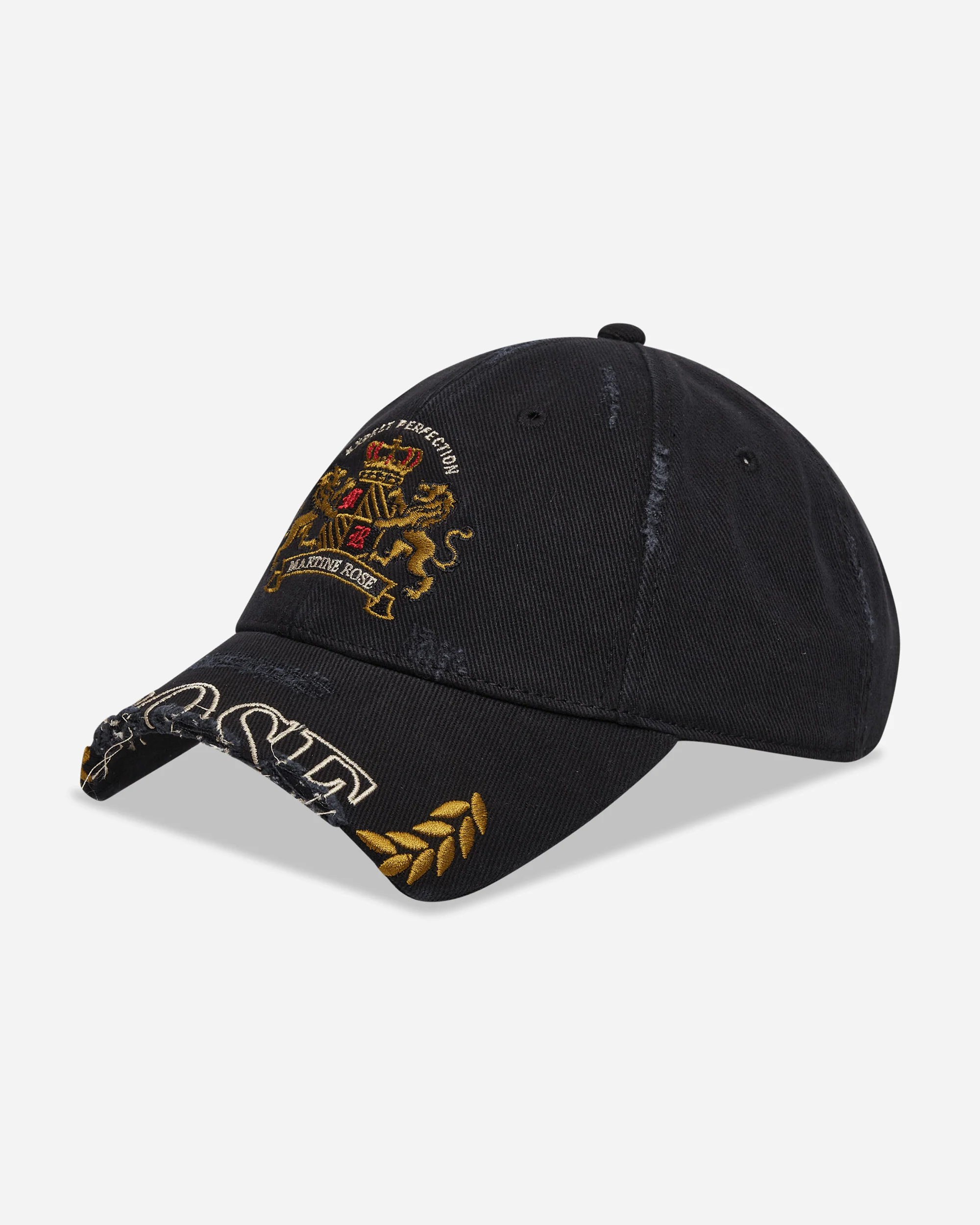 Cut Peak Cap Washed Black - Image 2