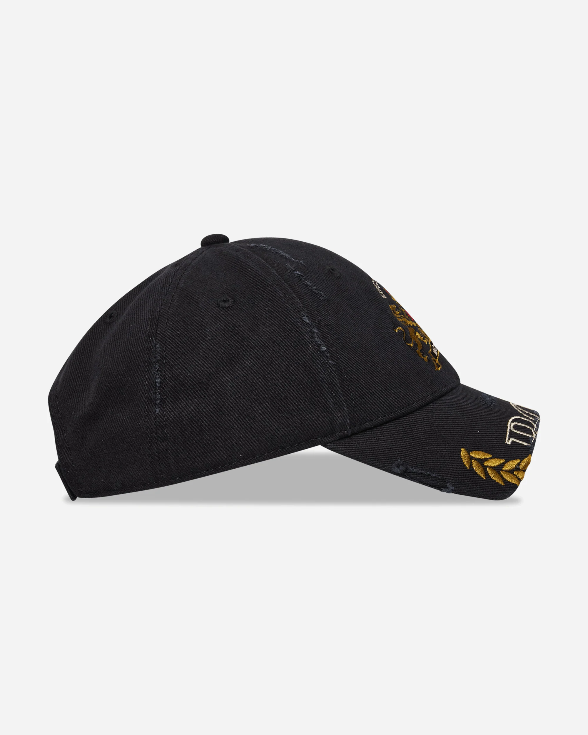 Cut Peak Cap Washed Black - Image 6