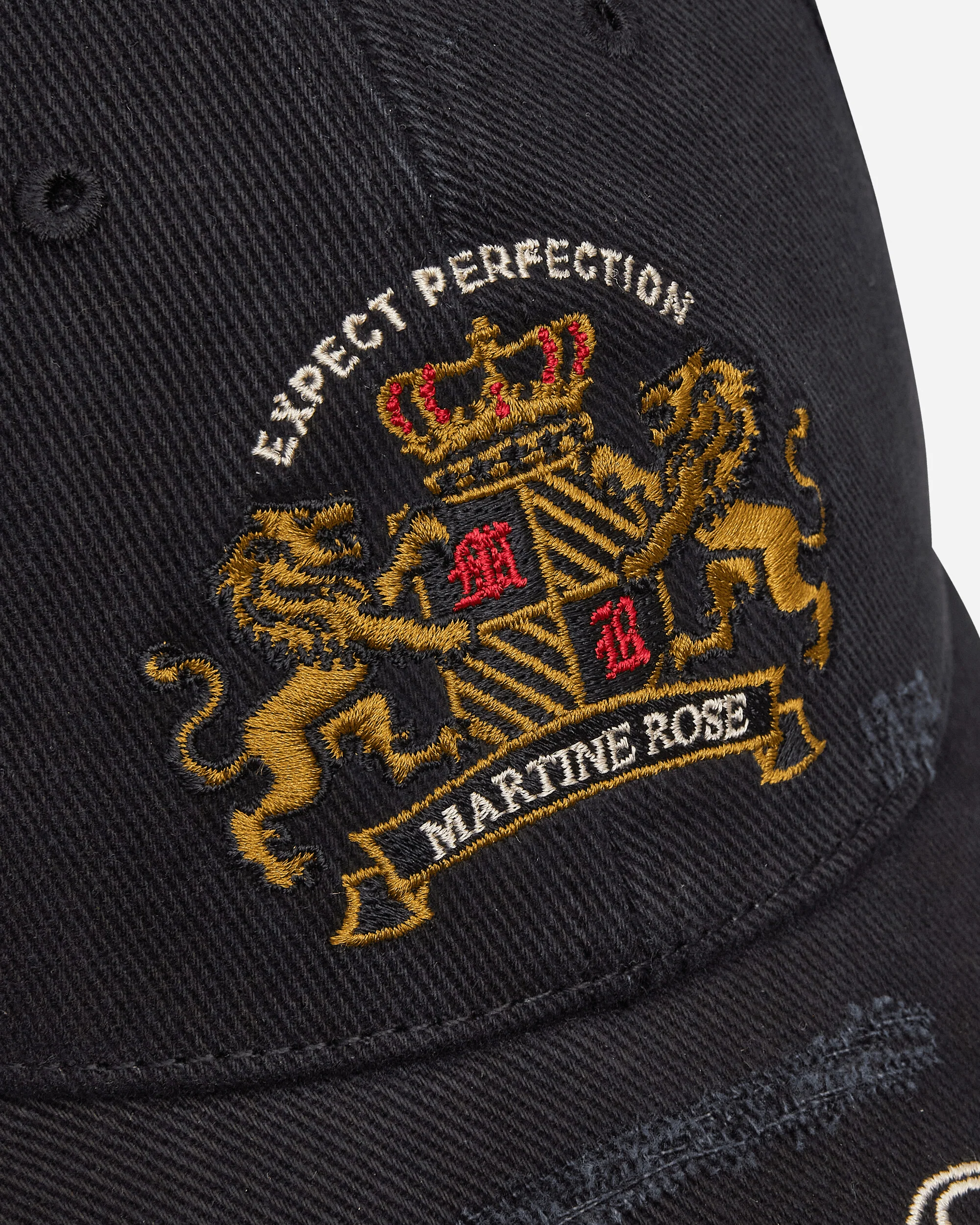 Cut Peak Cap Washed Black - Image 7