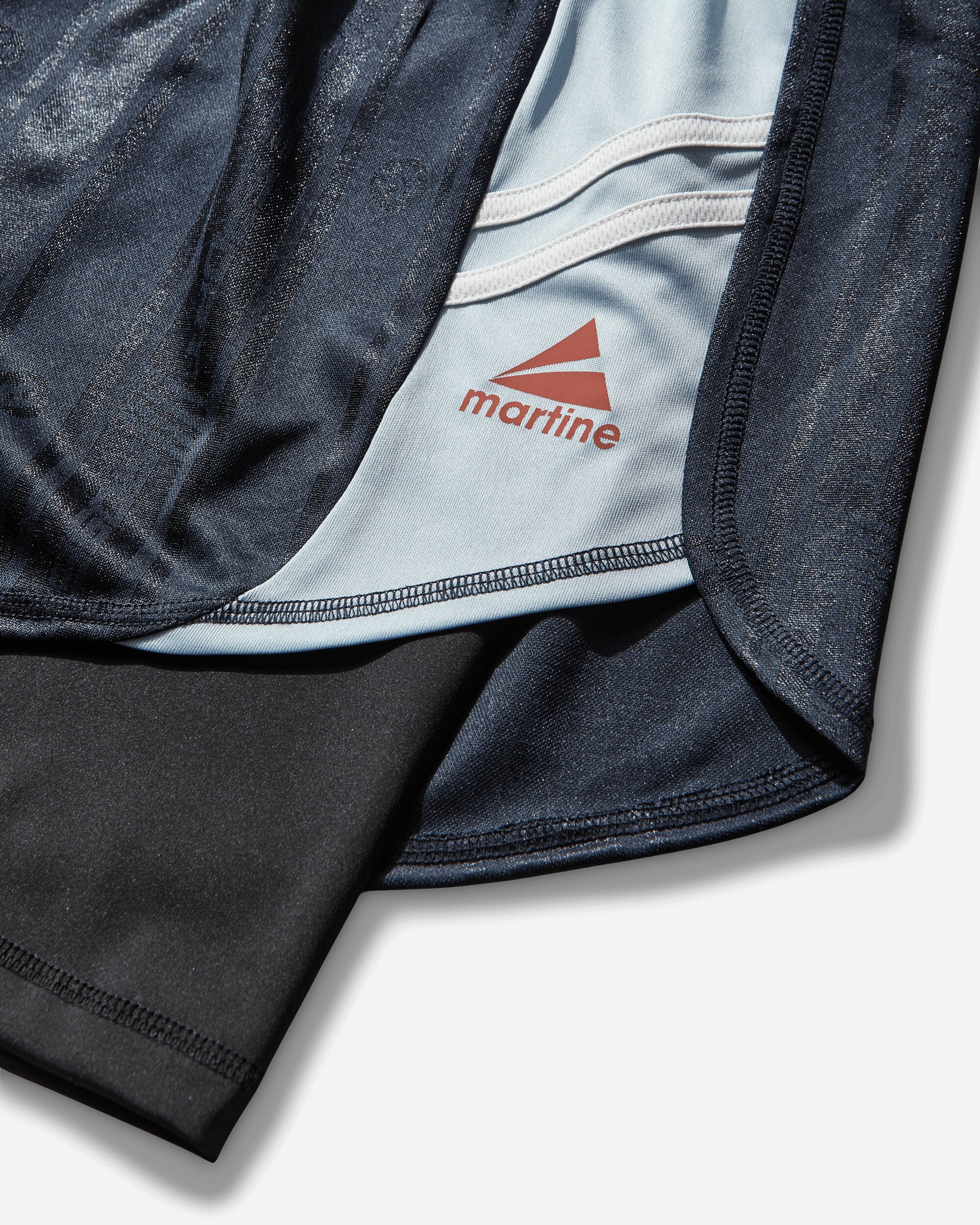 Double Football Shorts Blue / Navy - Image 3