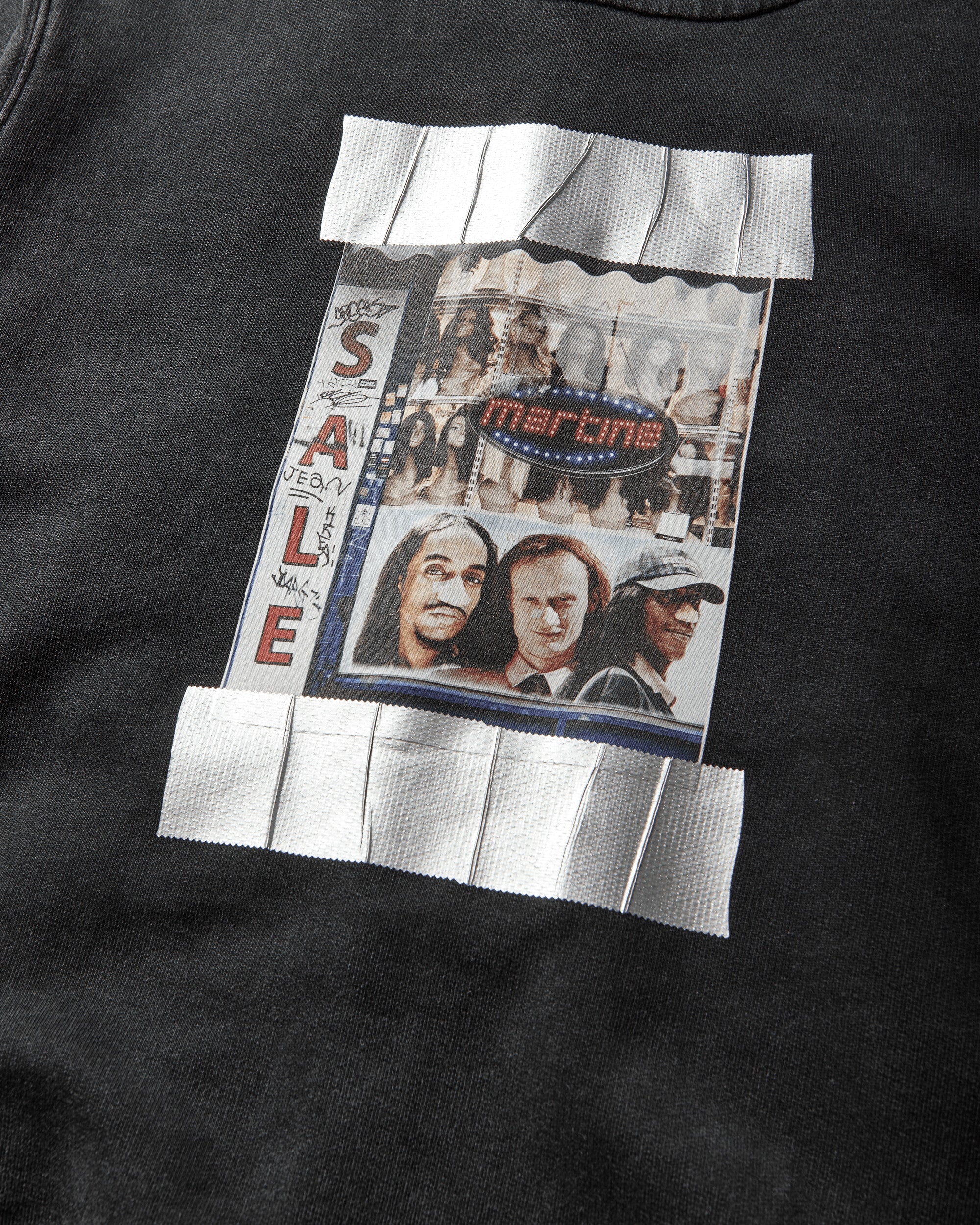 Hooded Zip Crew Black Washed - Image 3