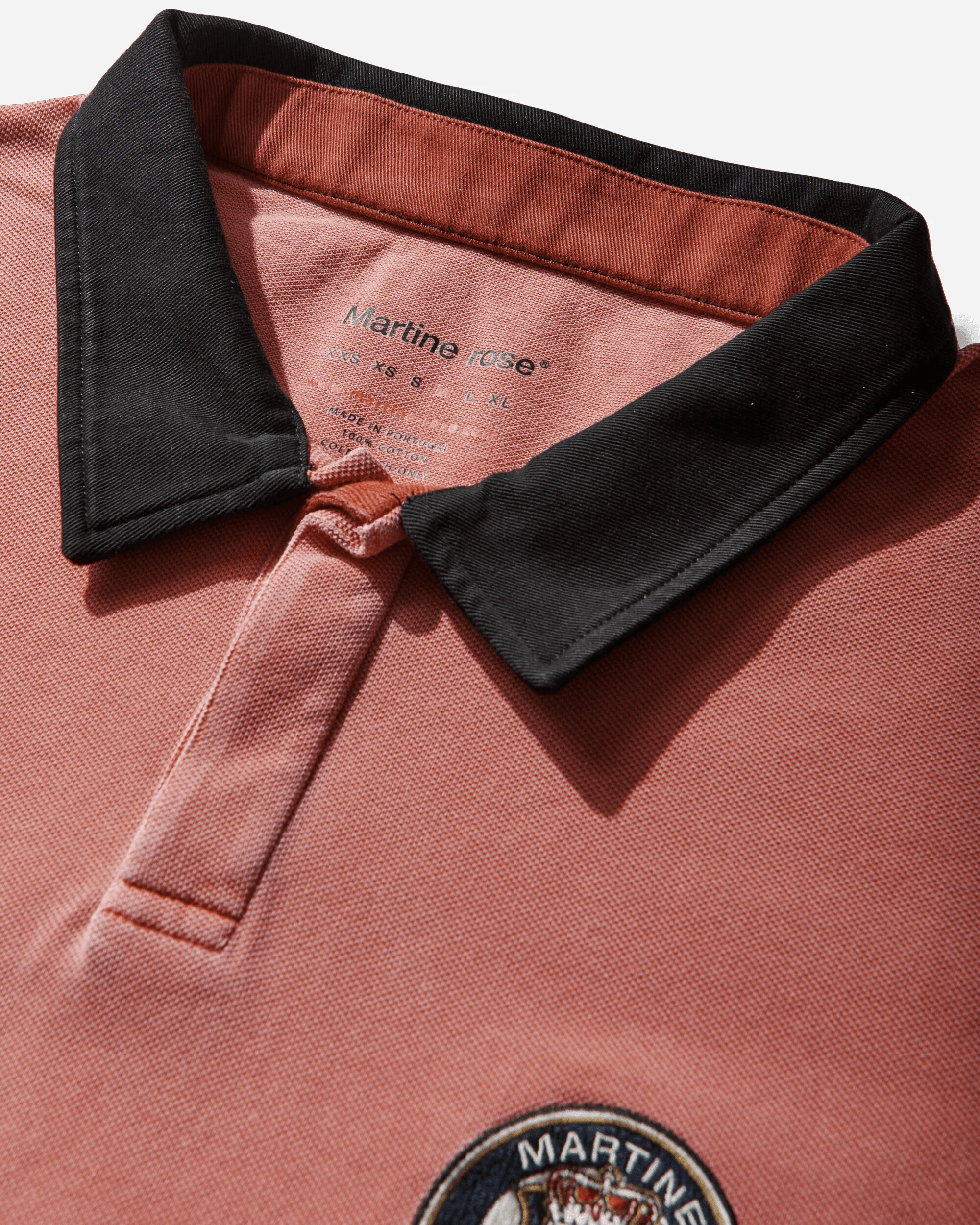 Oversized Shortsleeve Polo Pink Washed - Image 3
