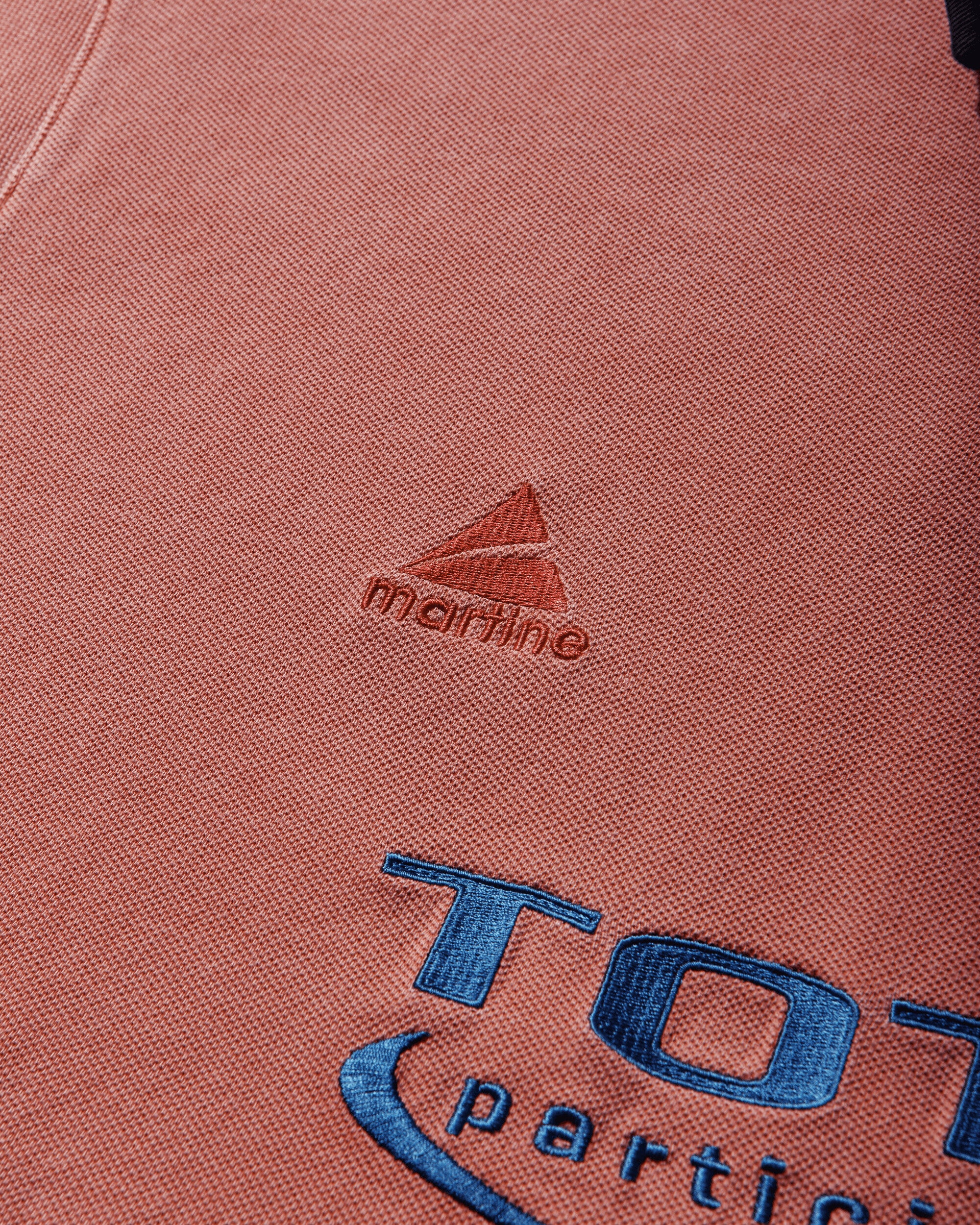 Oversized Shortsleeve Polo Pink Washed - Image 4