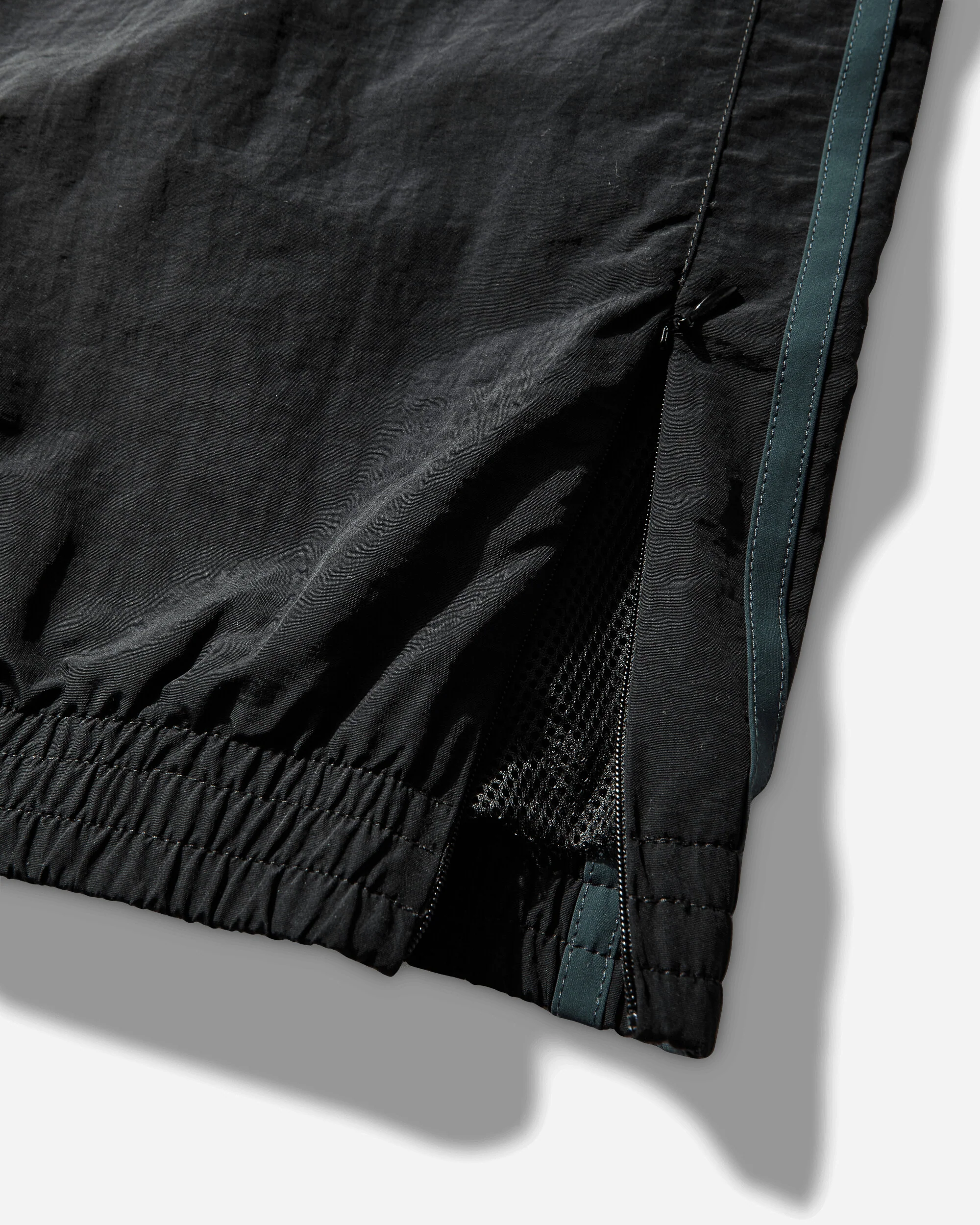 Panelled Trackpants Black / Teal - Image 3