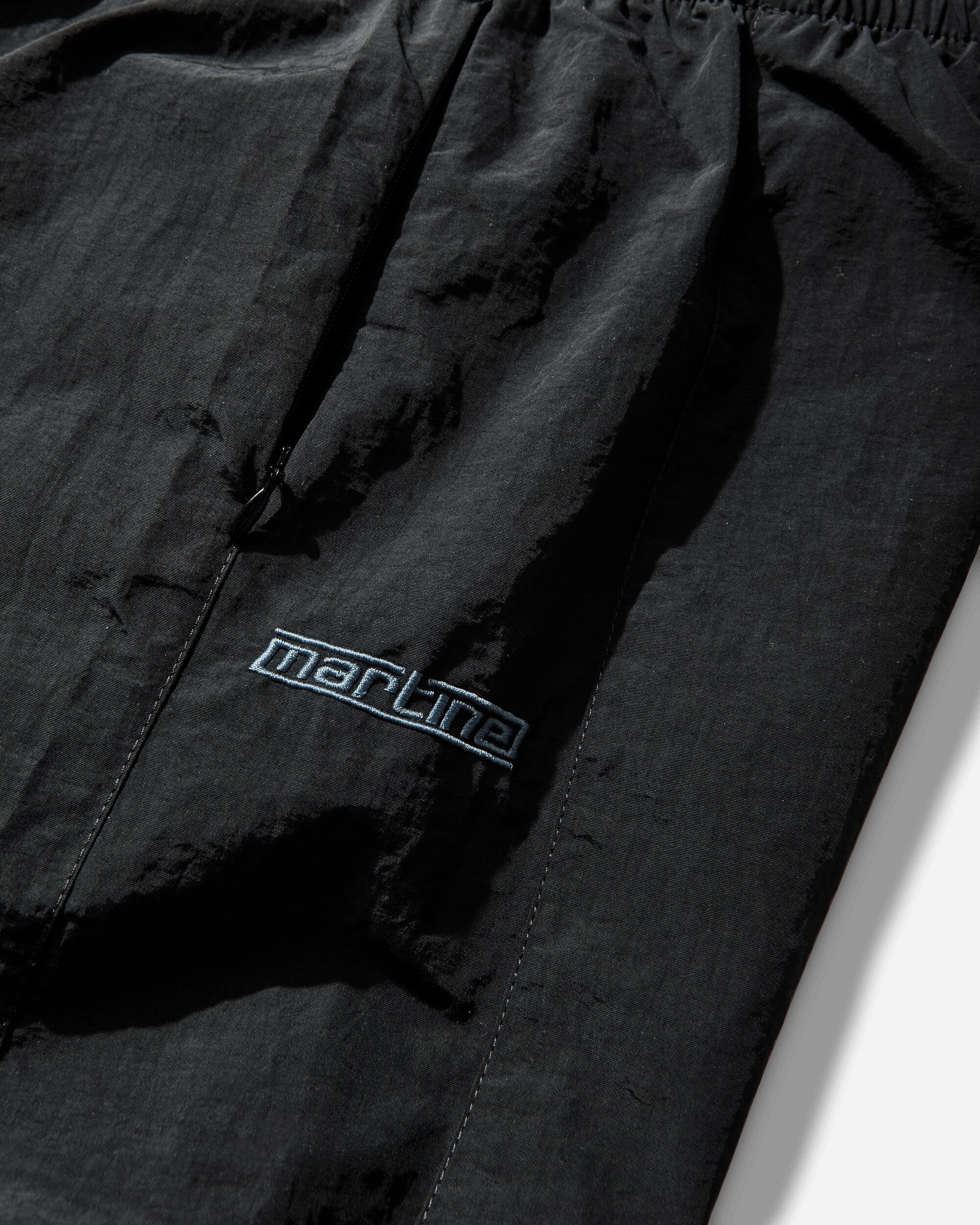 Panelled Trackpants Black / Teal - Image 4