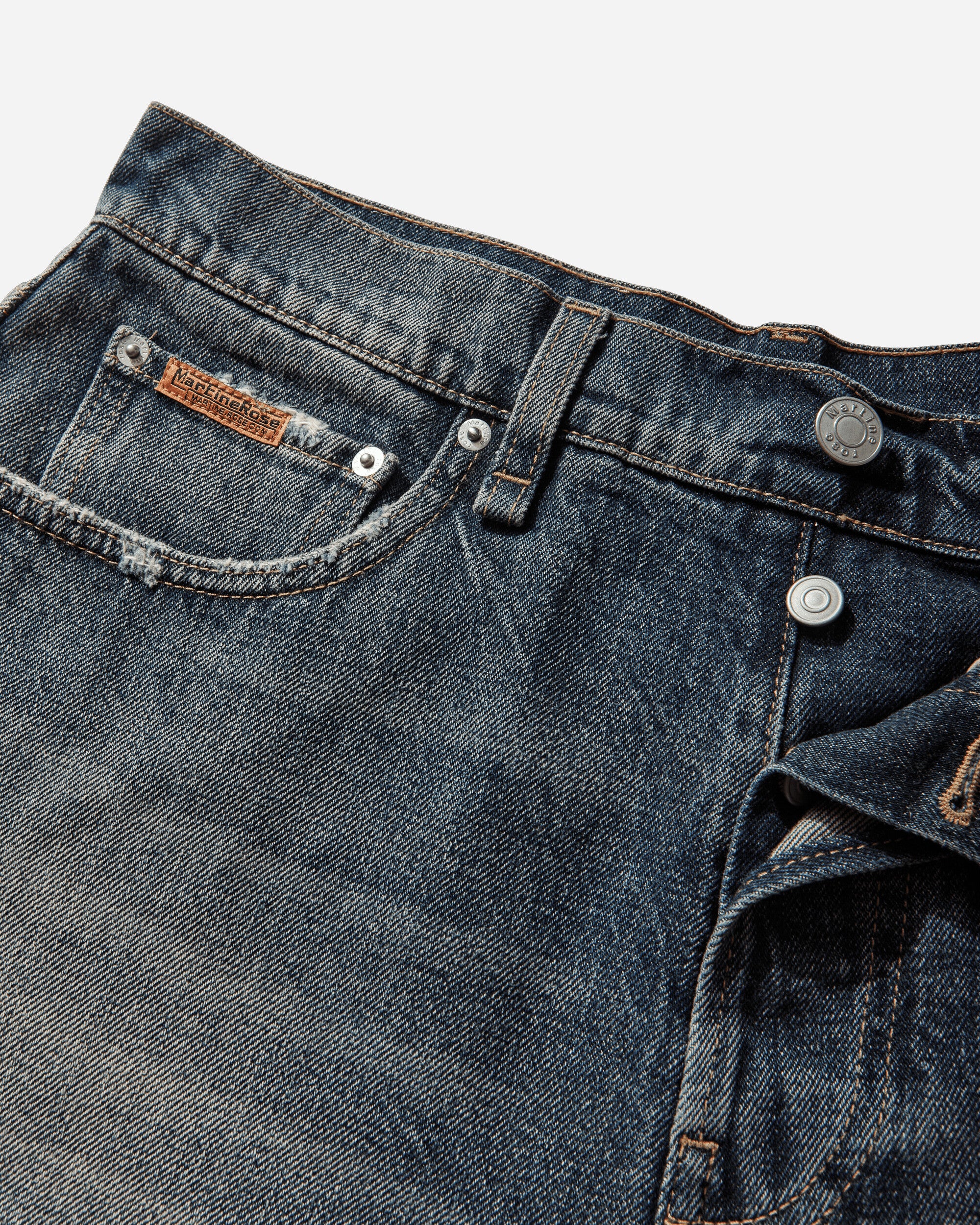 Short Shorts Blue Trucker Wash - Image 4