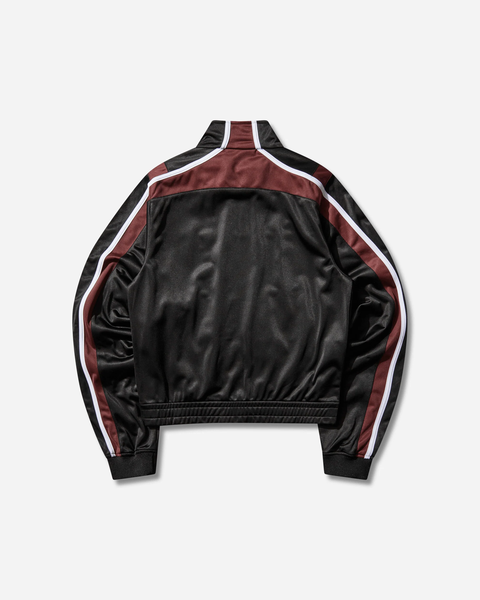 Shrunken Track Jacket Black / Burgundy - Image 2