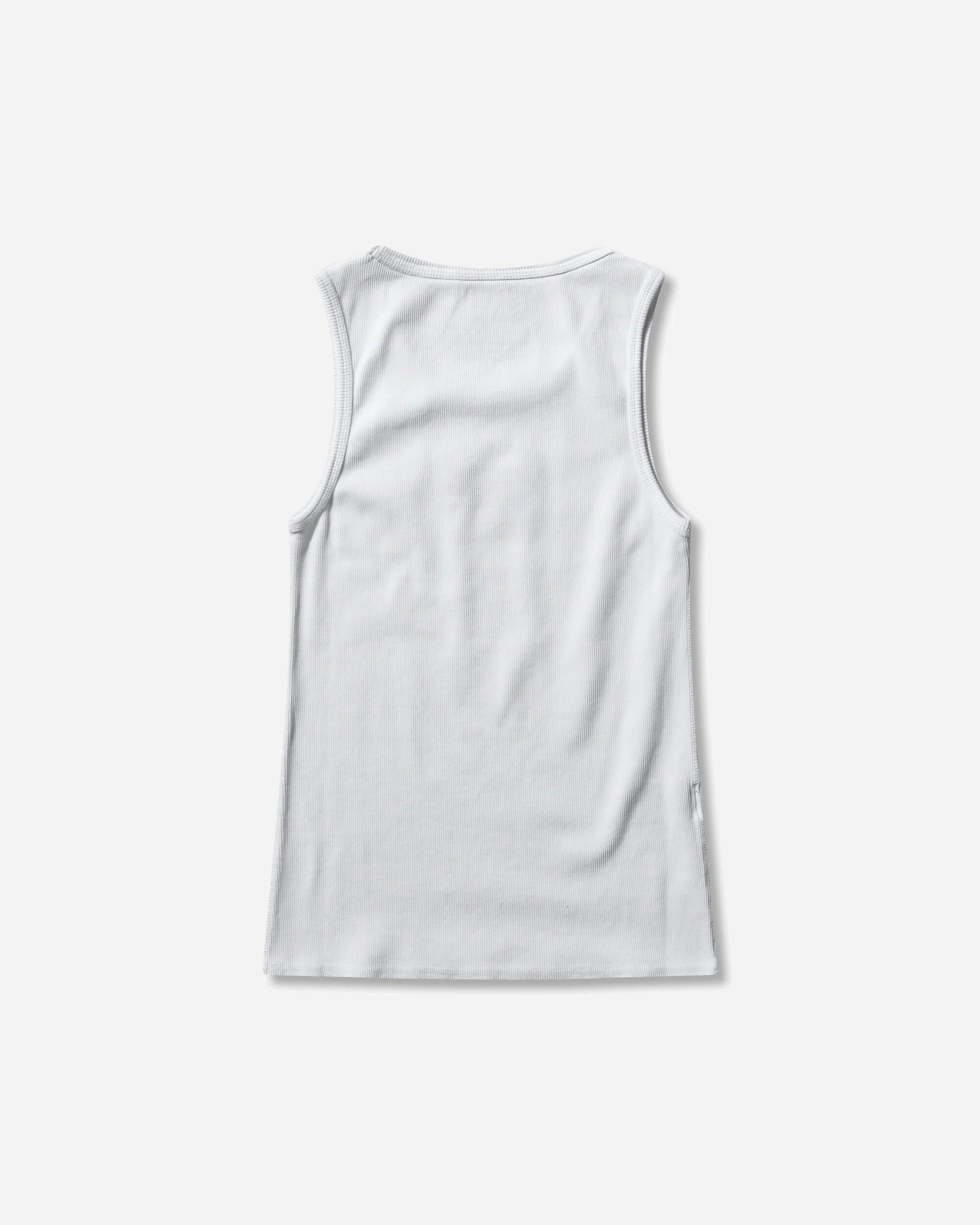 Ribbed Tank Top White - Image 2