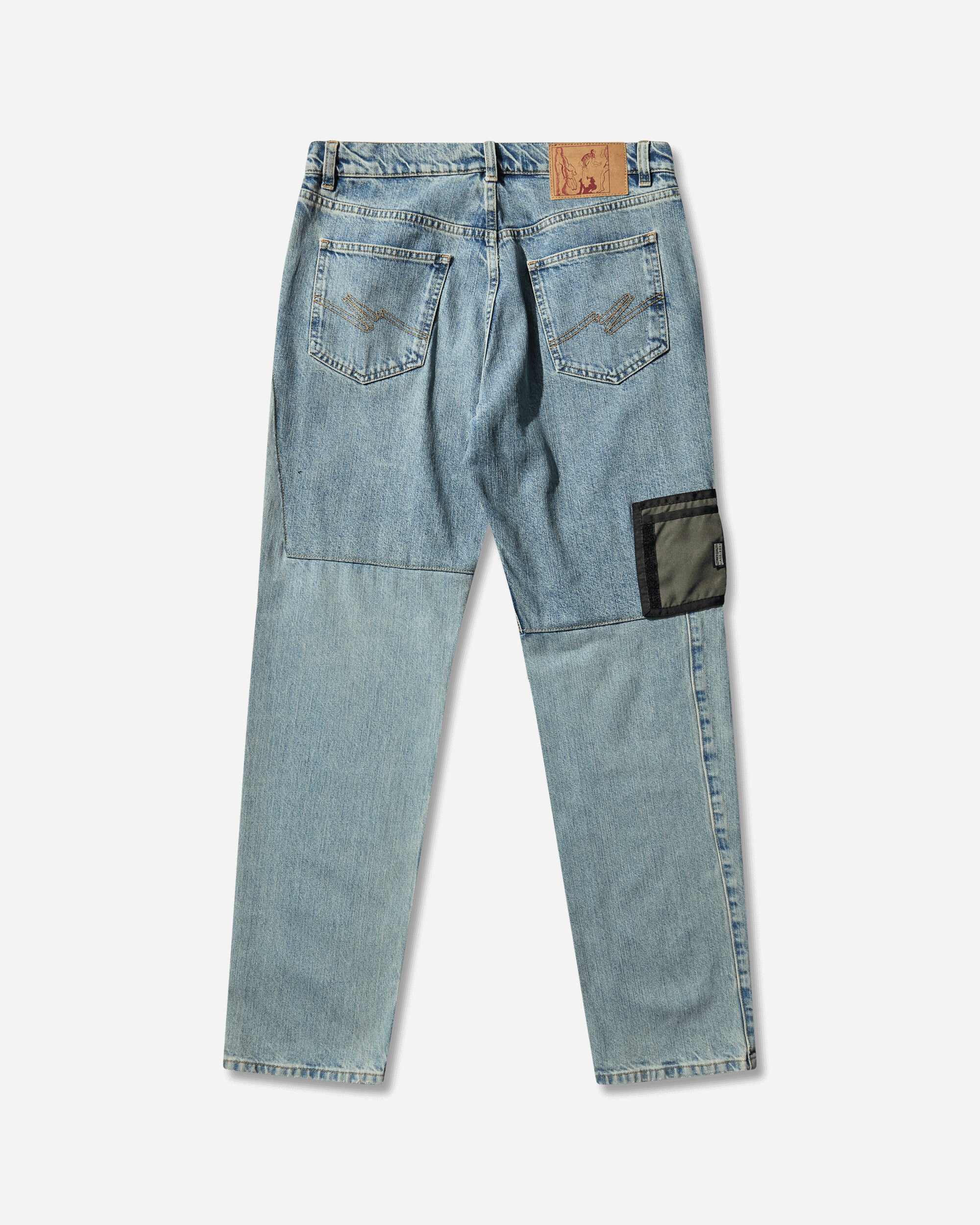 Wallet Jeans Blue Patchwork Wash - Image 2