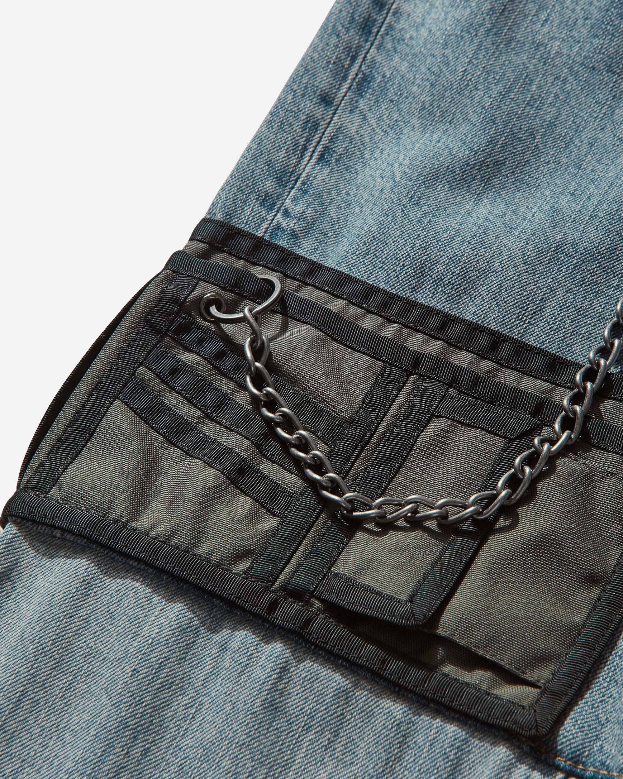 Wallet Jeans Blue Patchwork Wash - Image 4