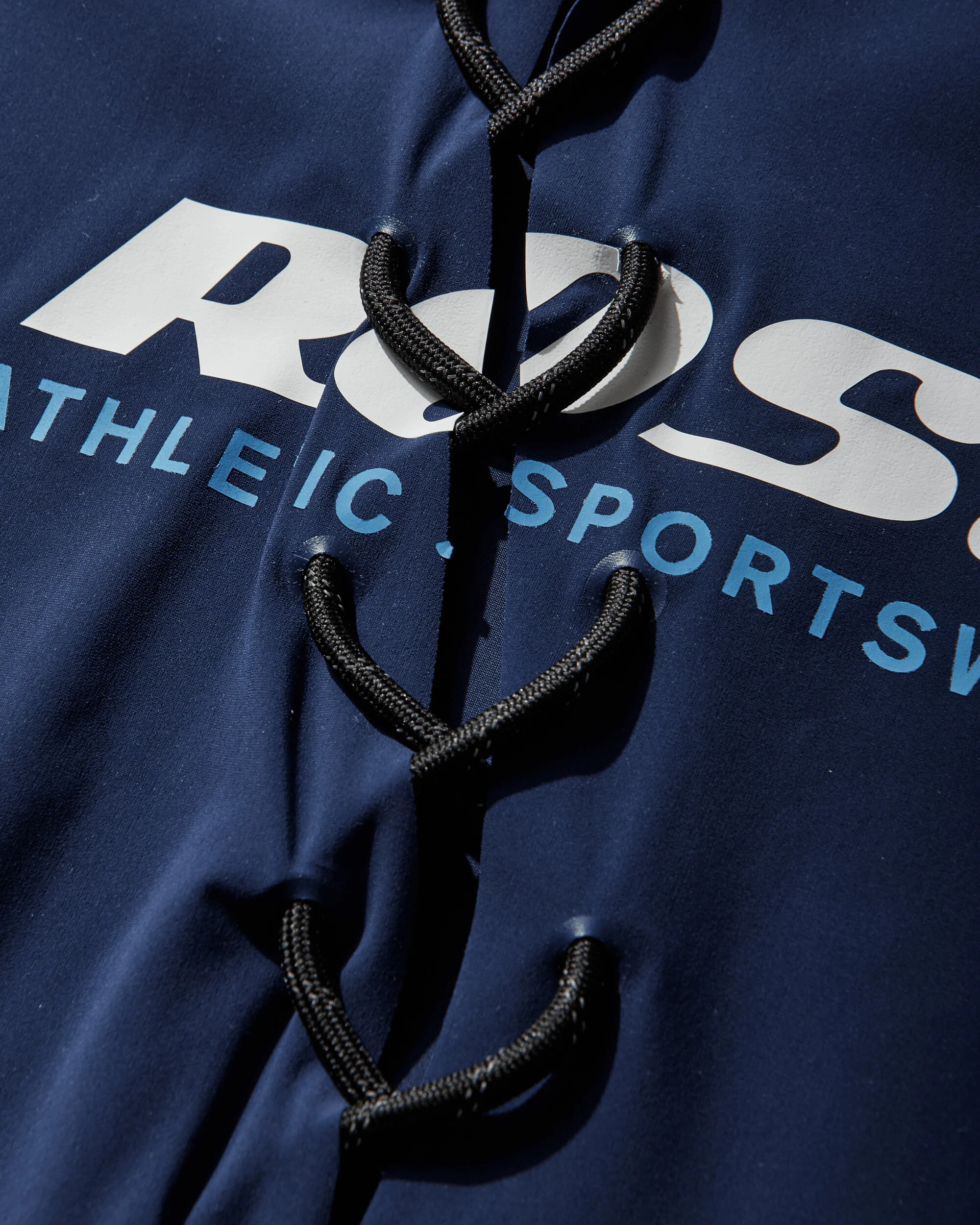 Lace Up Football Top Blue / Navy - Image 4