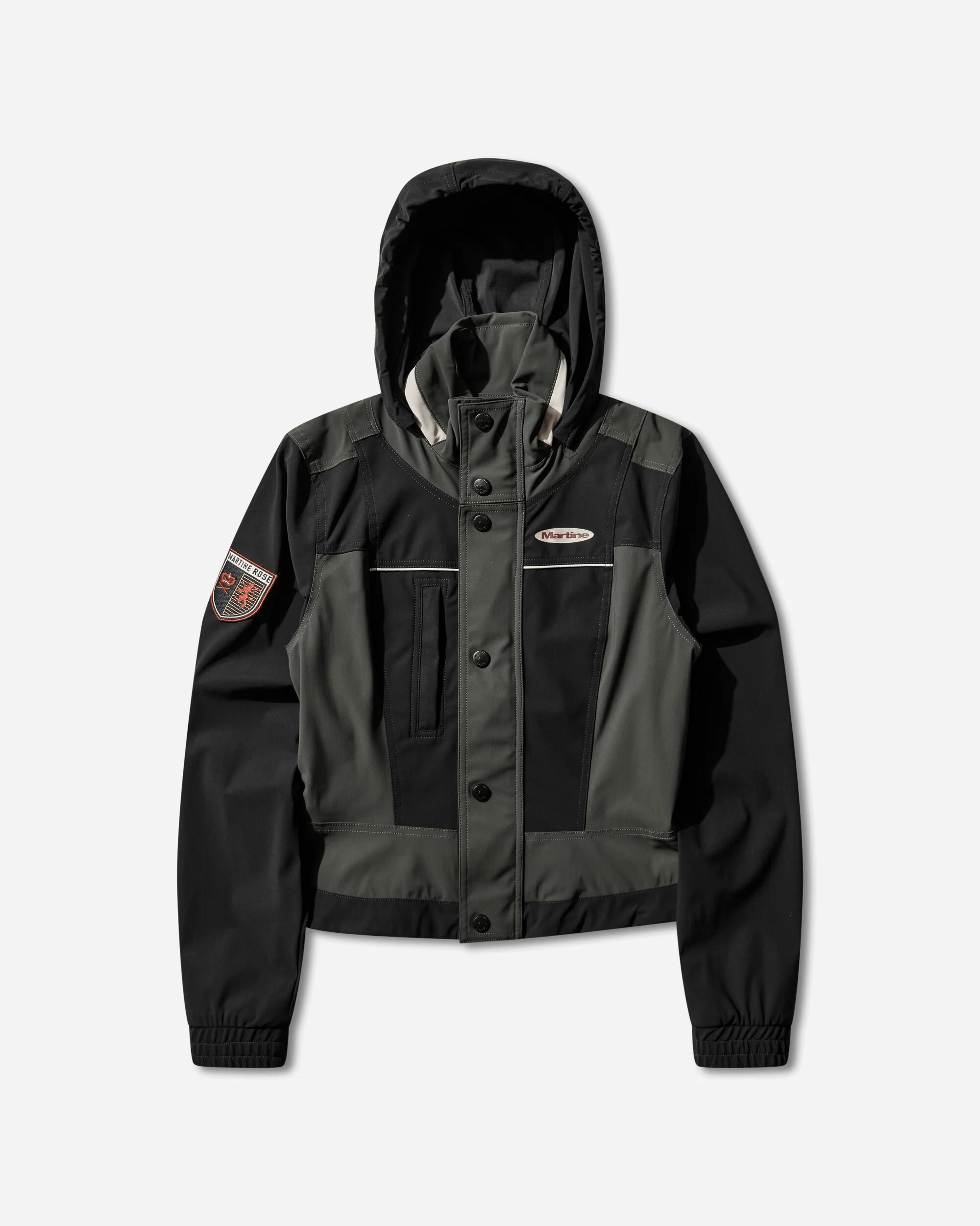 Women's Stretch Jacket Dark Green / Black - Image 3