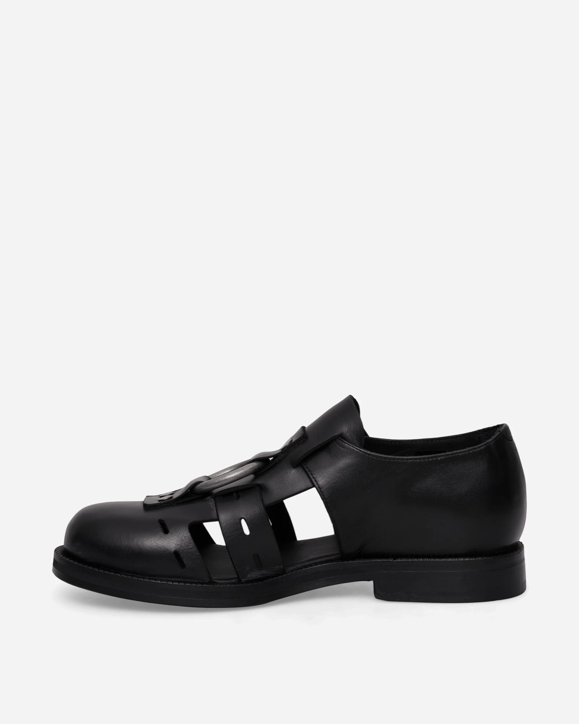 Bondage Belt Sandals Black - Image 3