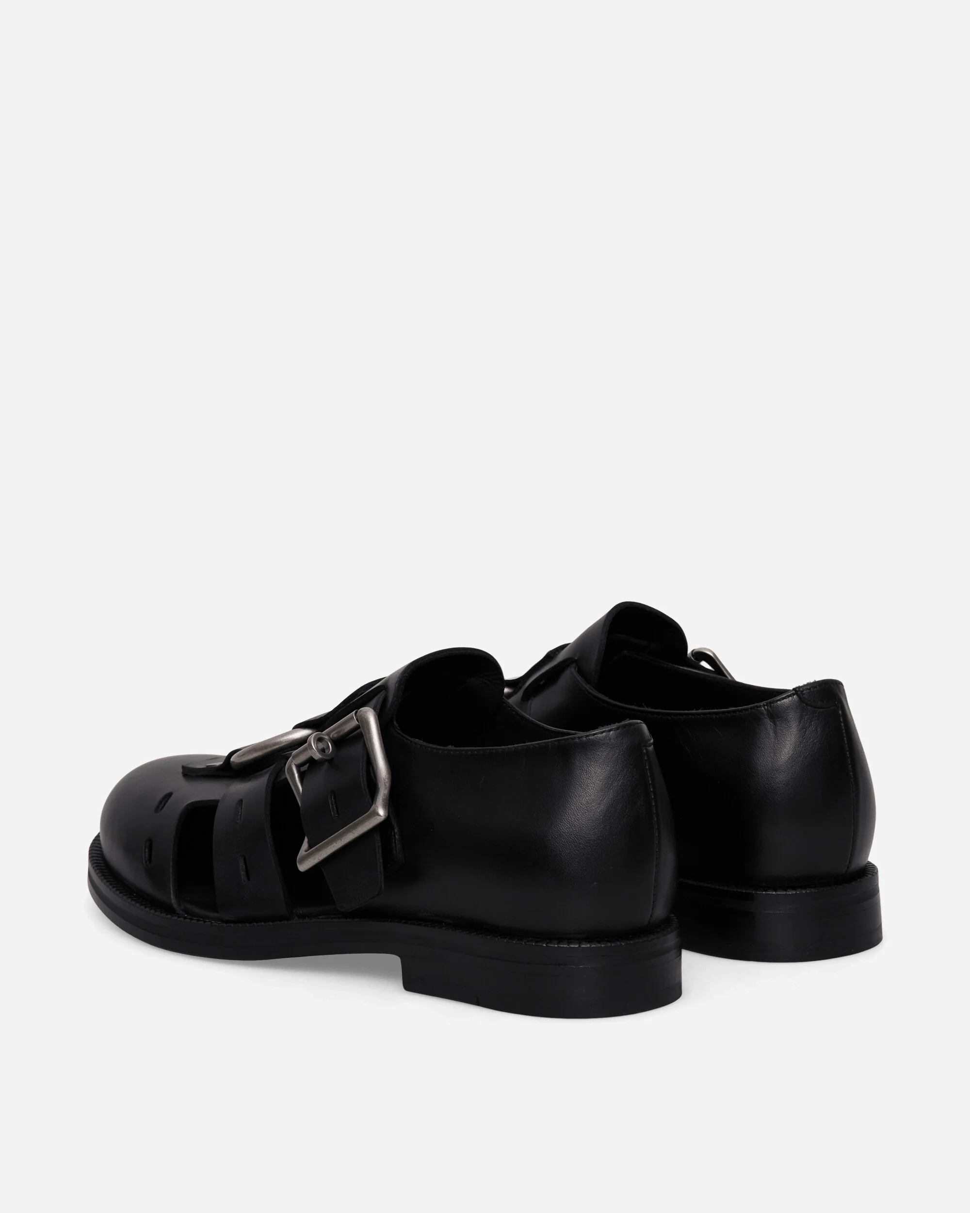 Bondage Belt Sandals Black - Image 4