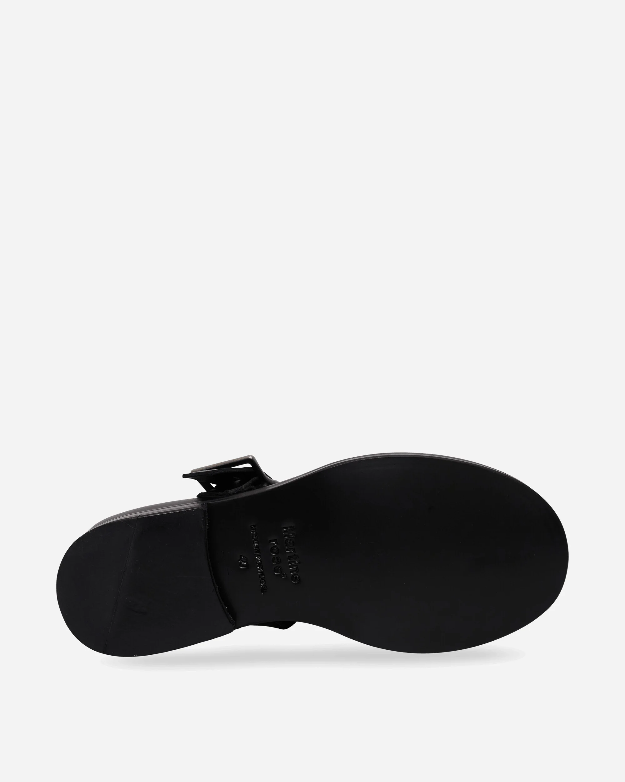 Bondage Belt Sandals Black - Image 5