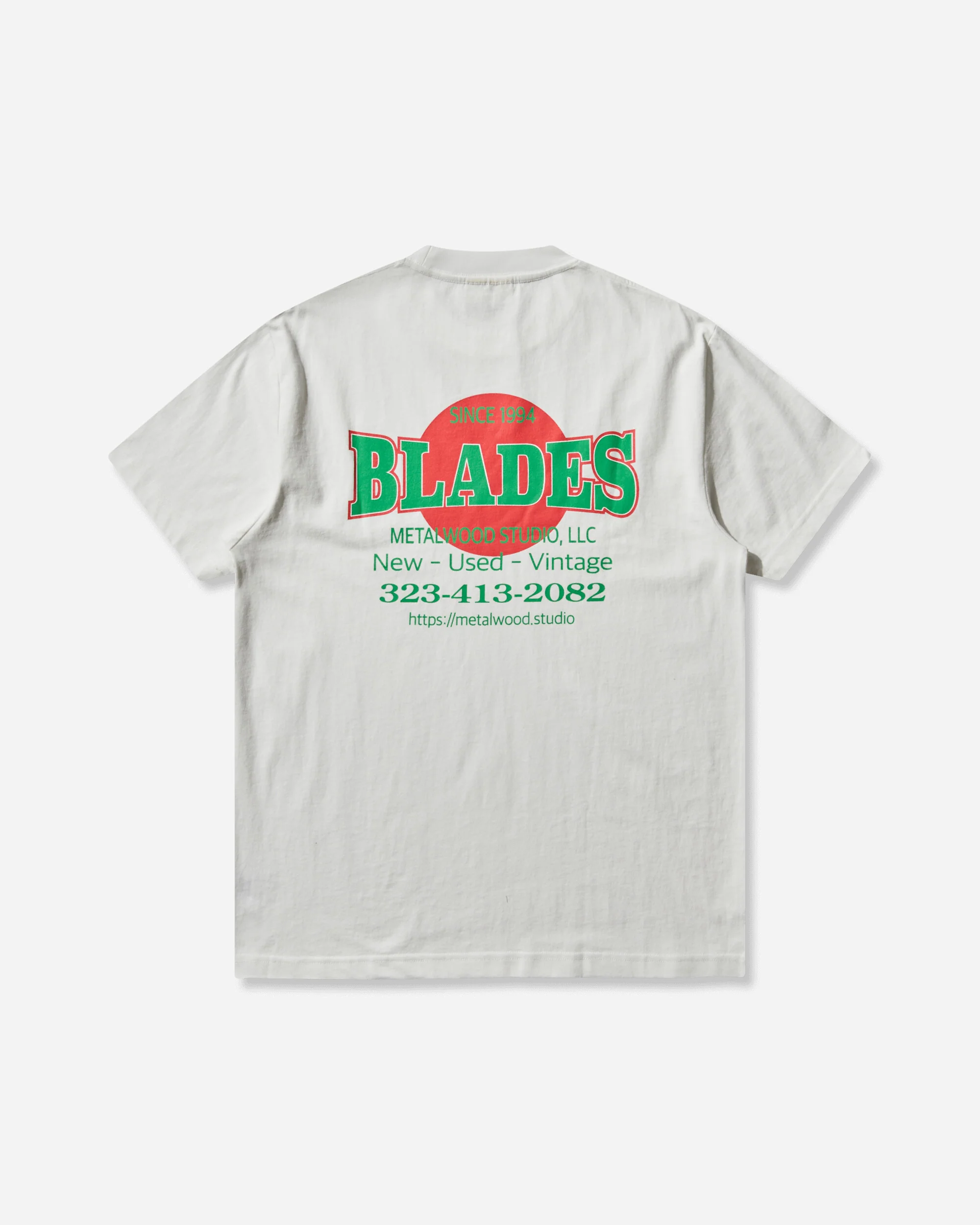 Men's Blades Gym T-Shirt White - Image 2