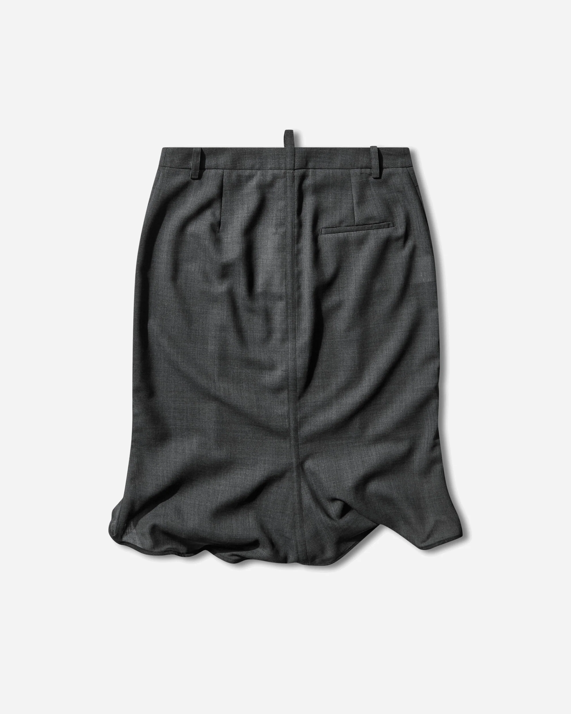 Women's Patty Midi Skirt Cement Grey - Image 2