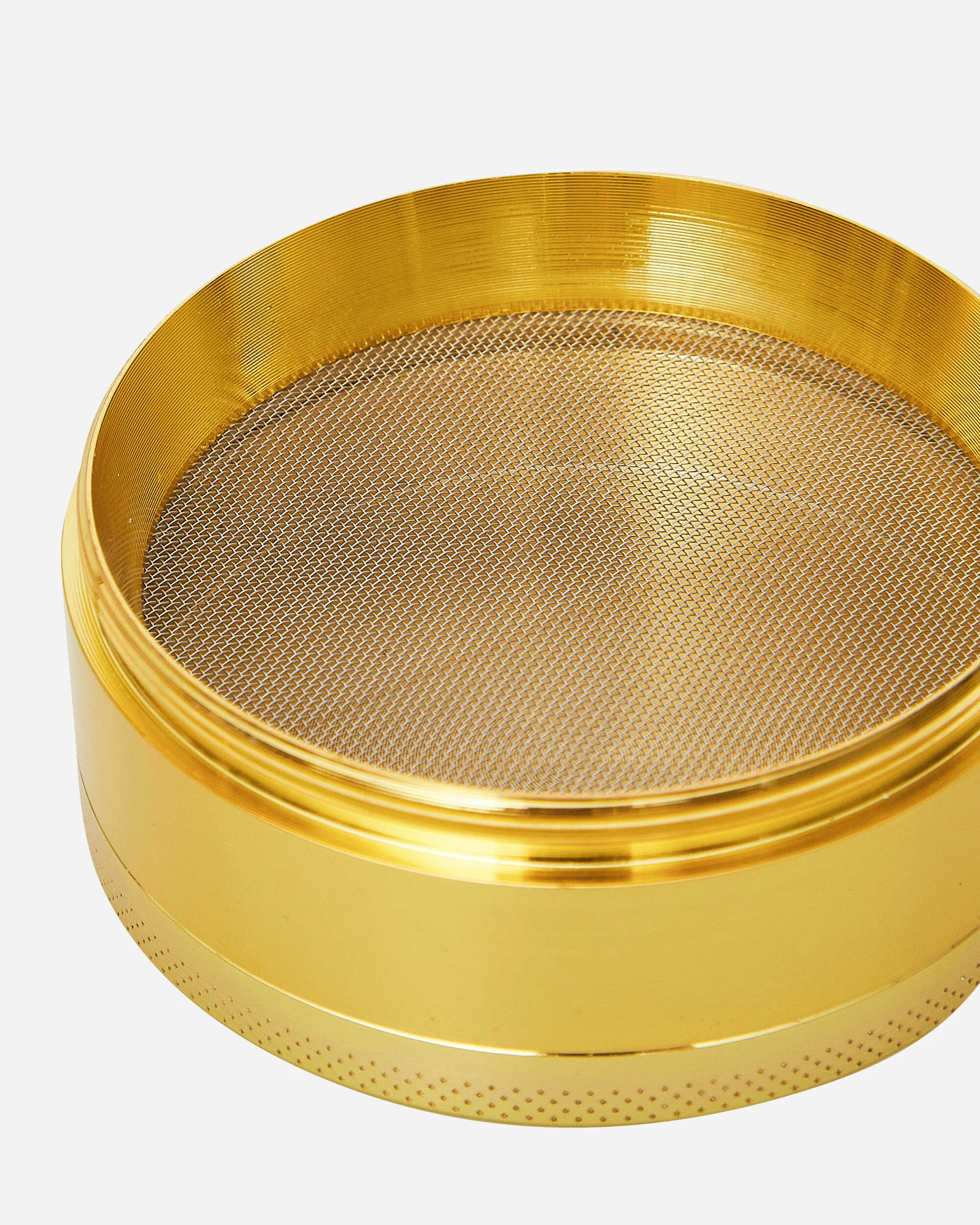 Peace Logo Grinder Gold - Image 4