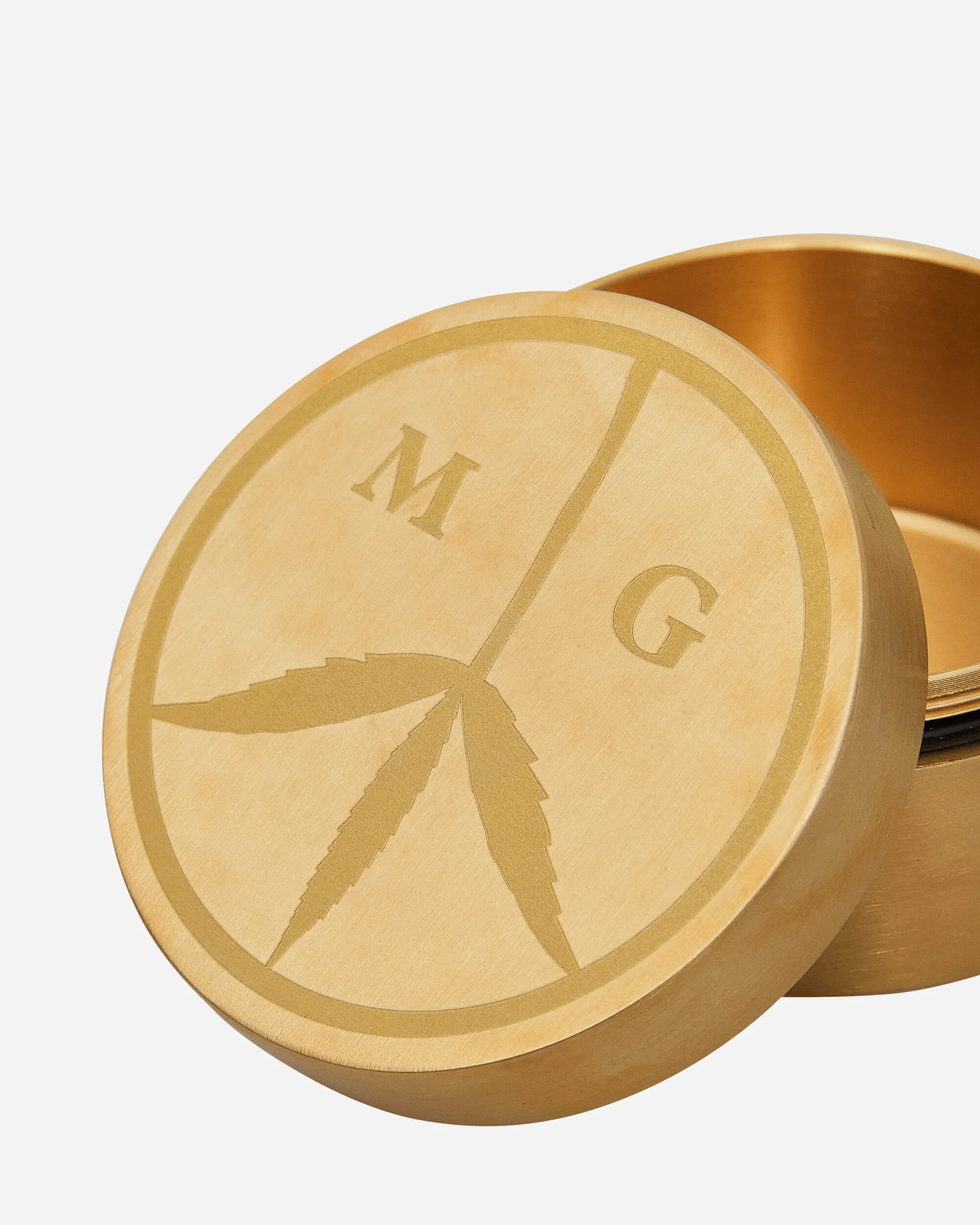 Peace Logo Container Brass - Image 4