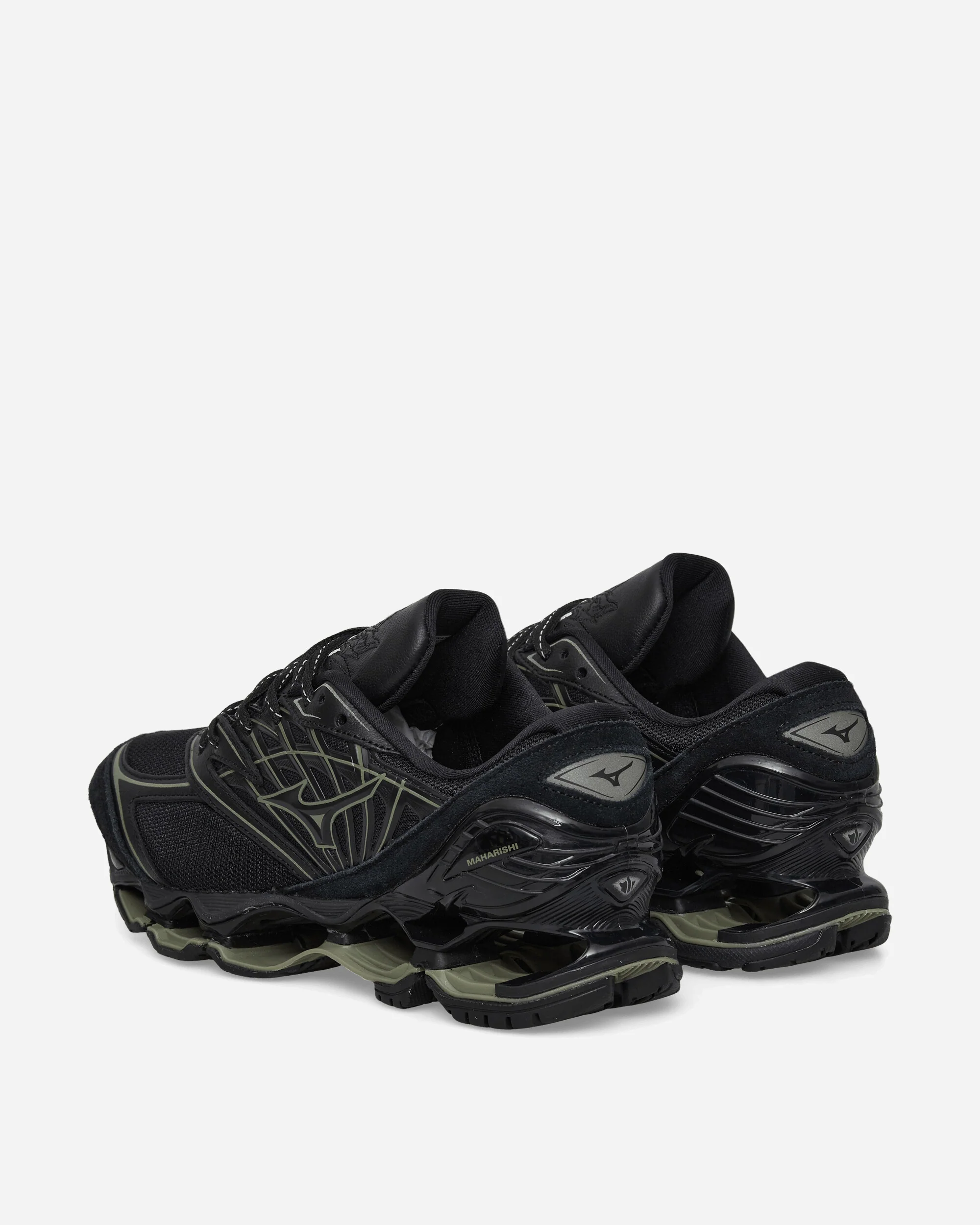 Maharishi Wave Prophecy LS Sneakers Black / Metallic Gray - Image 4