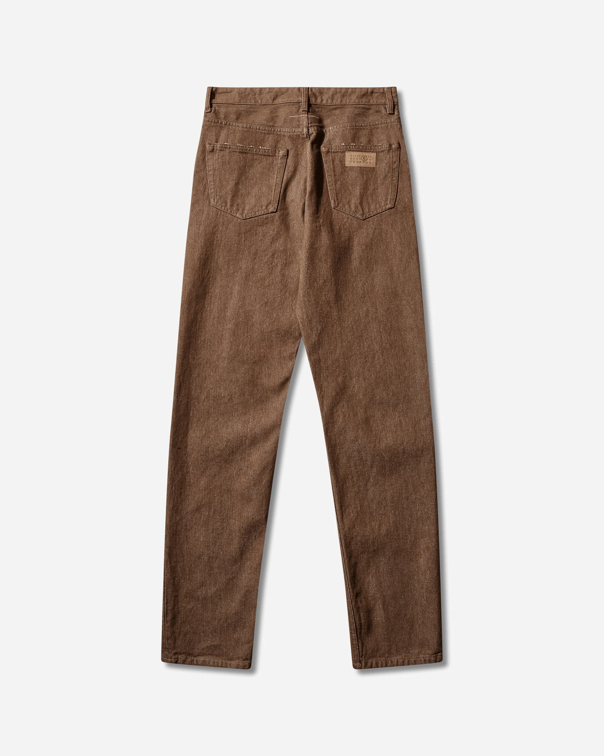 Men's Cotton Canvas Jeans Brown - Image 2