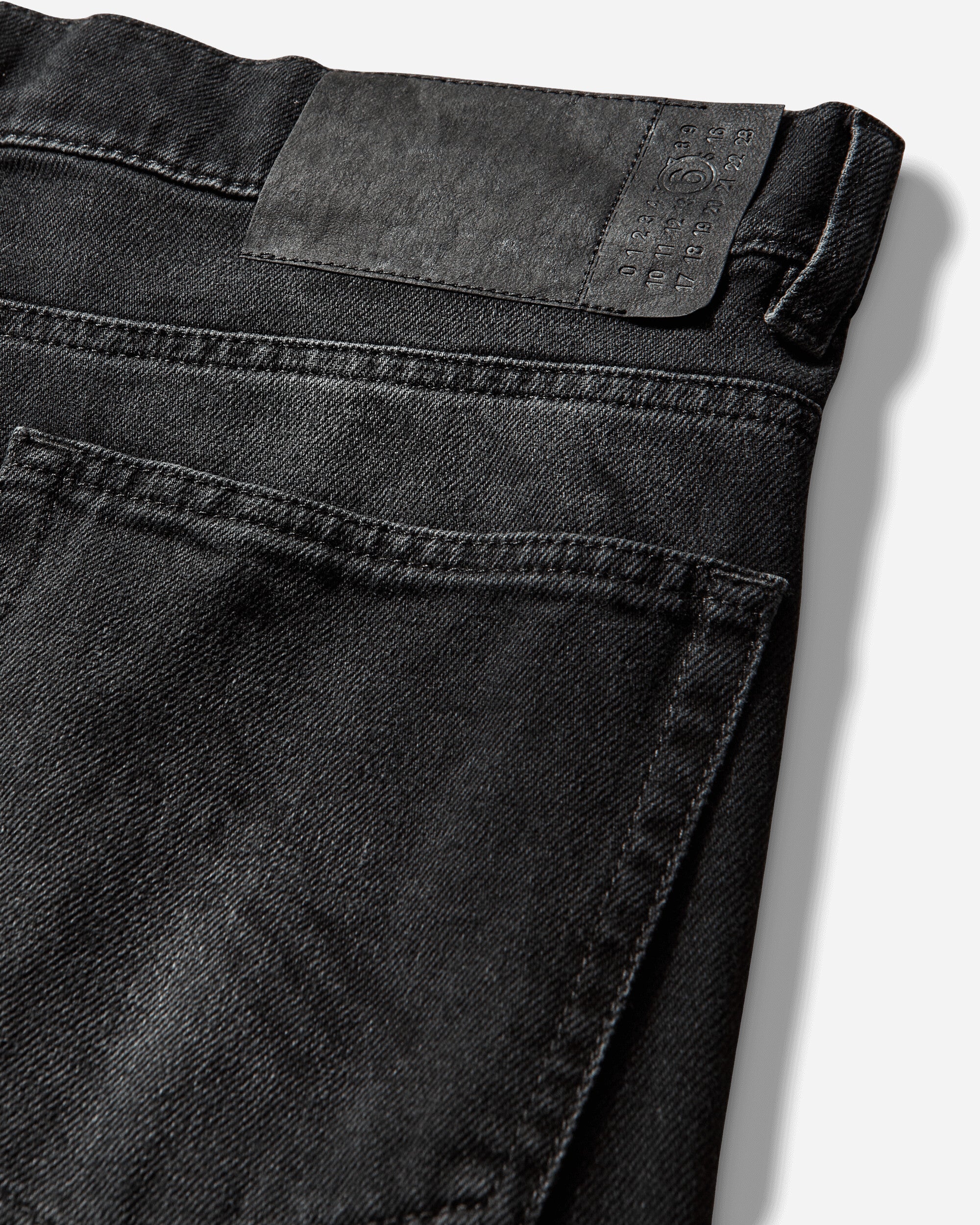 Men's Straight-Leg Jeans Black - Image 3