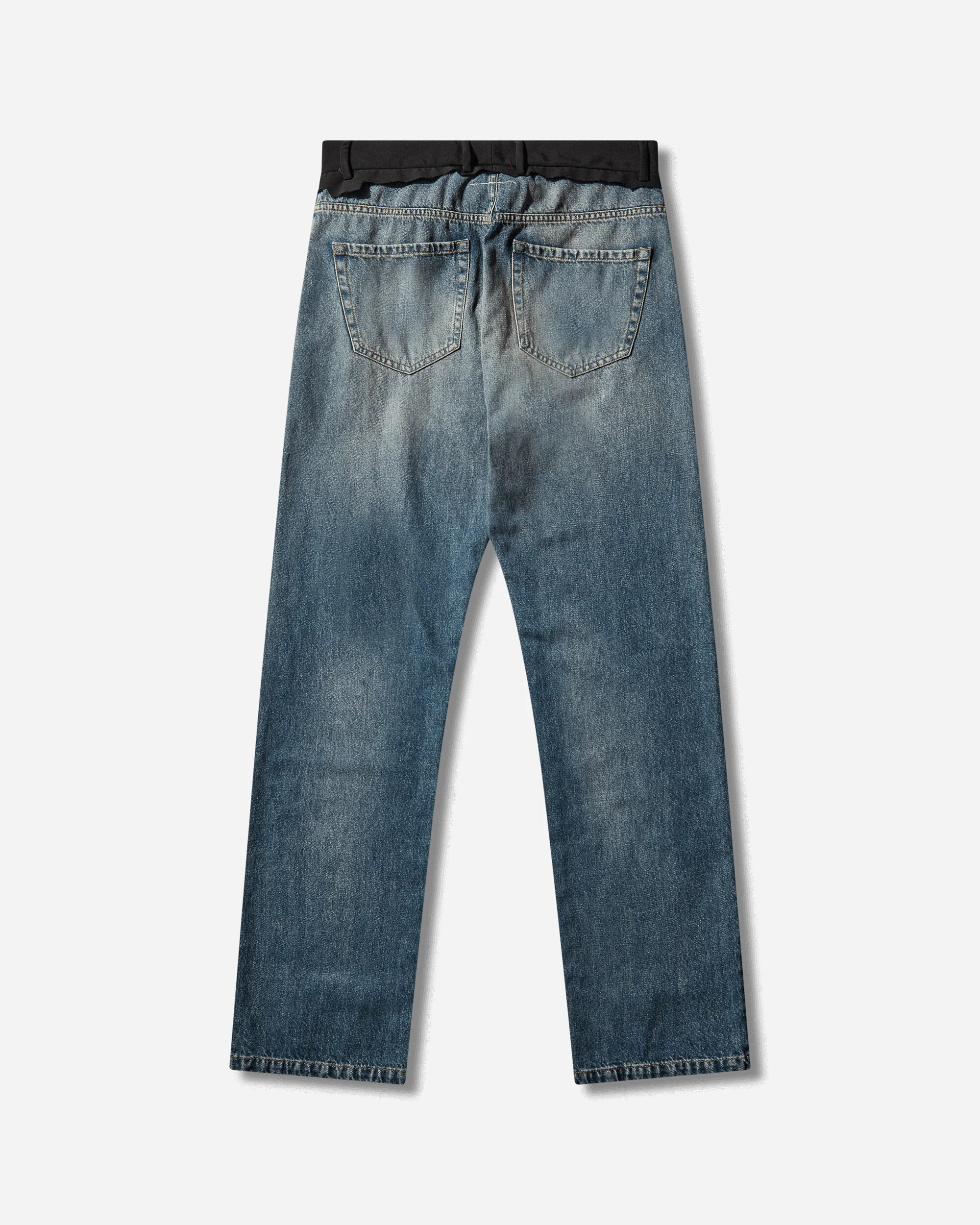 Men's Replaced Waist Jeans Blue - Image 2
