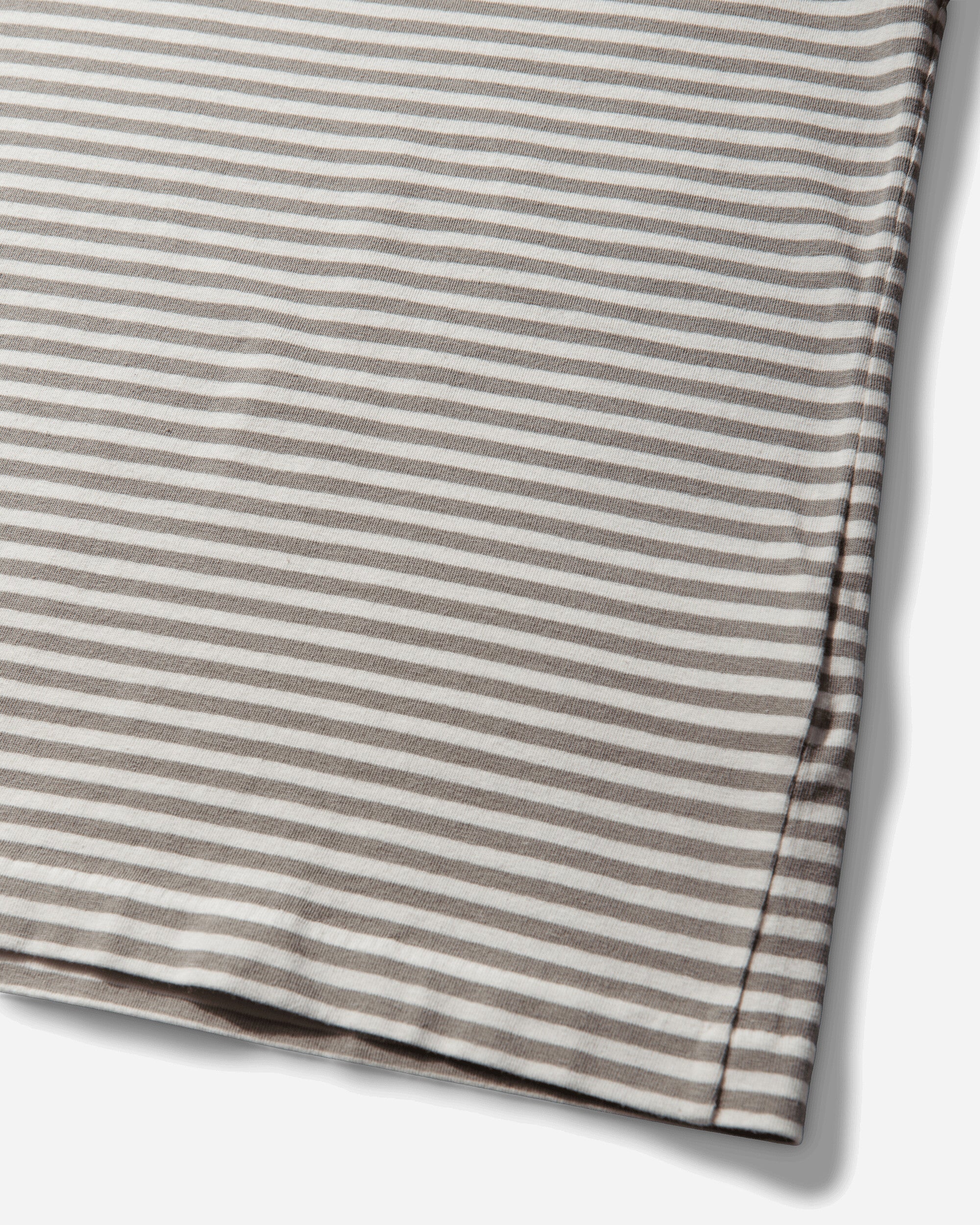 Men's Striped Polo Shirt Beige / Off White - Image 4