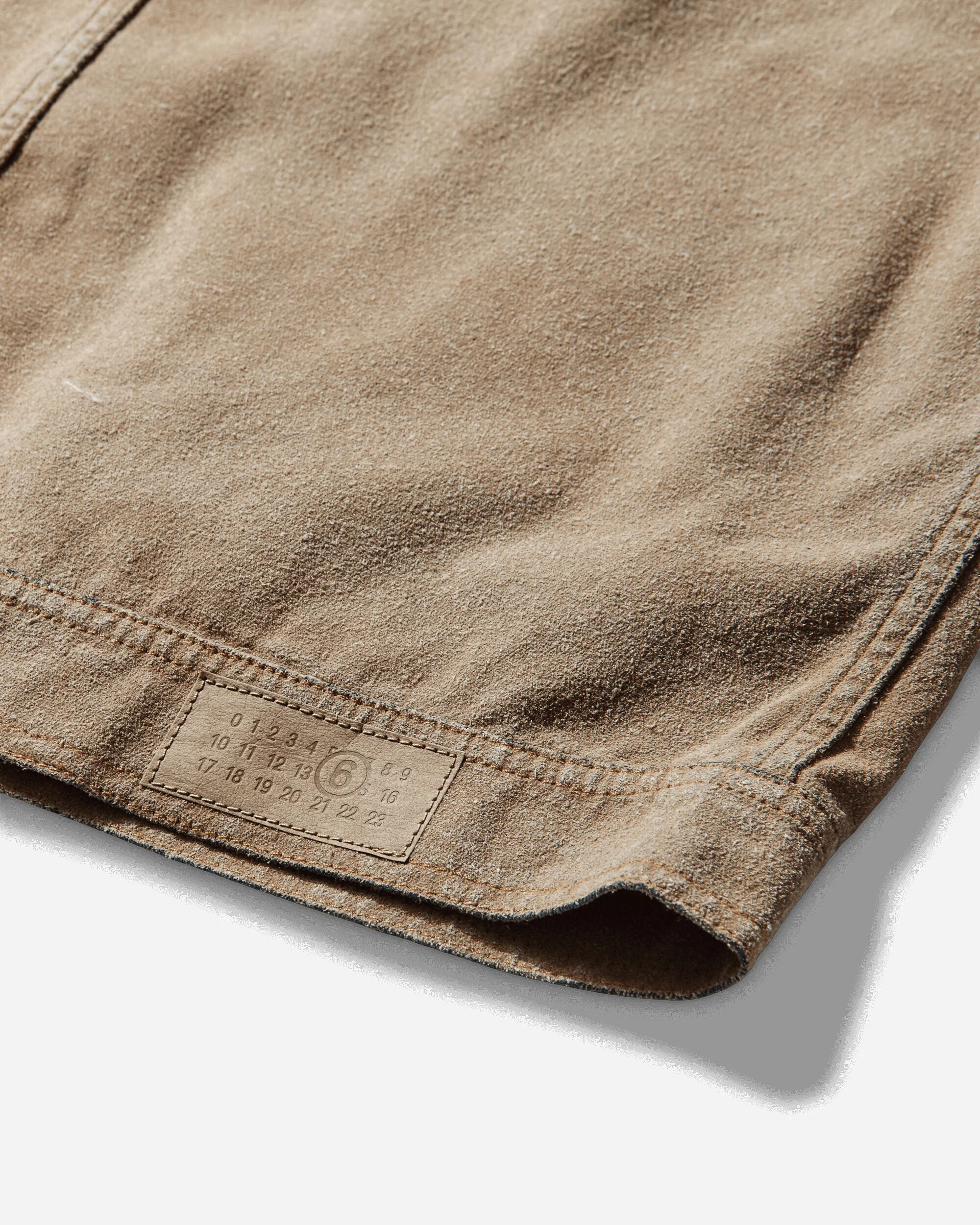 Men's Denim Trucker Jacket Sand - Image 3