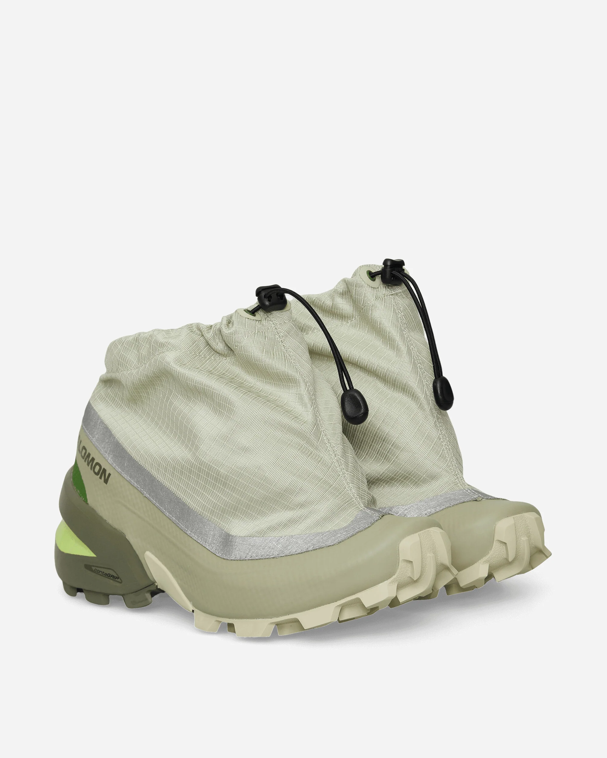 Women's Salomon Cross Low Sneakers Alfalfa / Tea / Sharp Green - Image 3