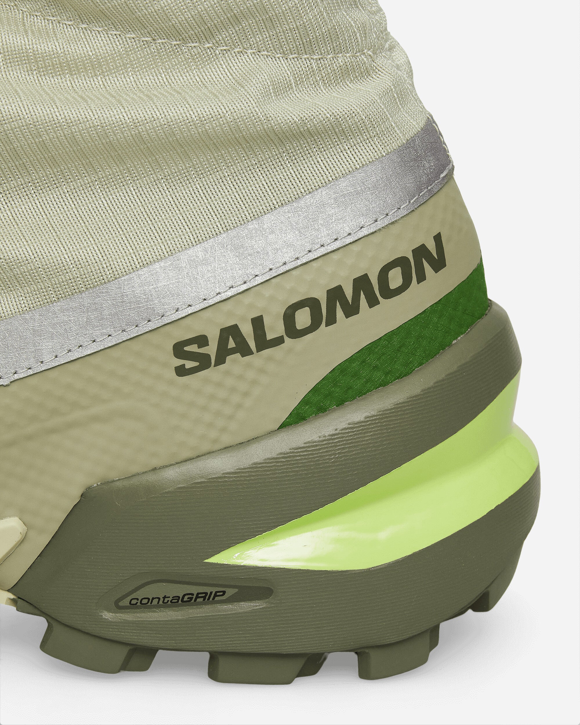 Women's Salomon Cross Low Sneakers Alfalfa / Tea / Sharp Green - Image 8